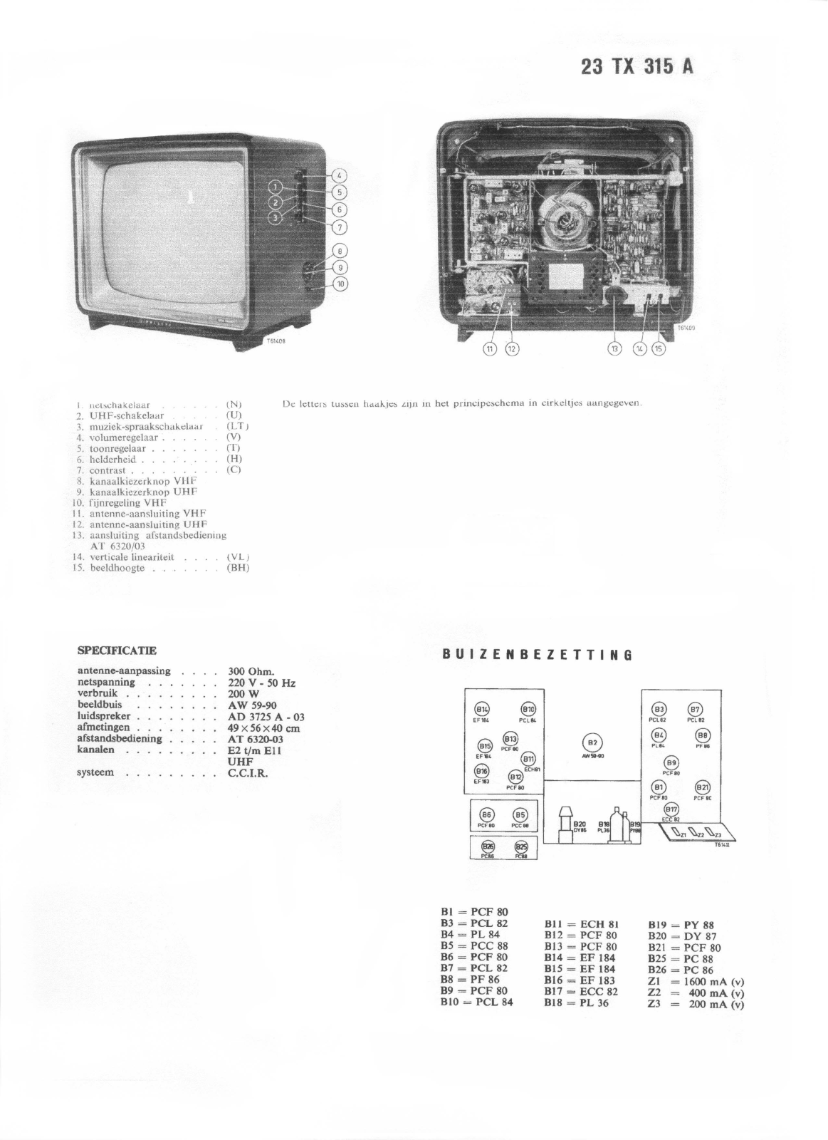 PHILIPS 23TX315A Service Manual