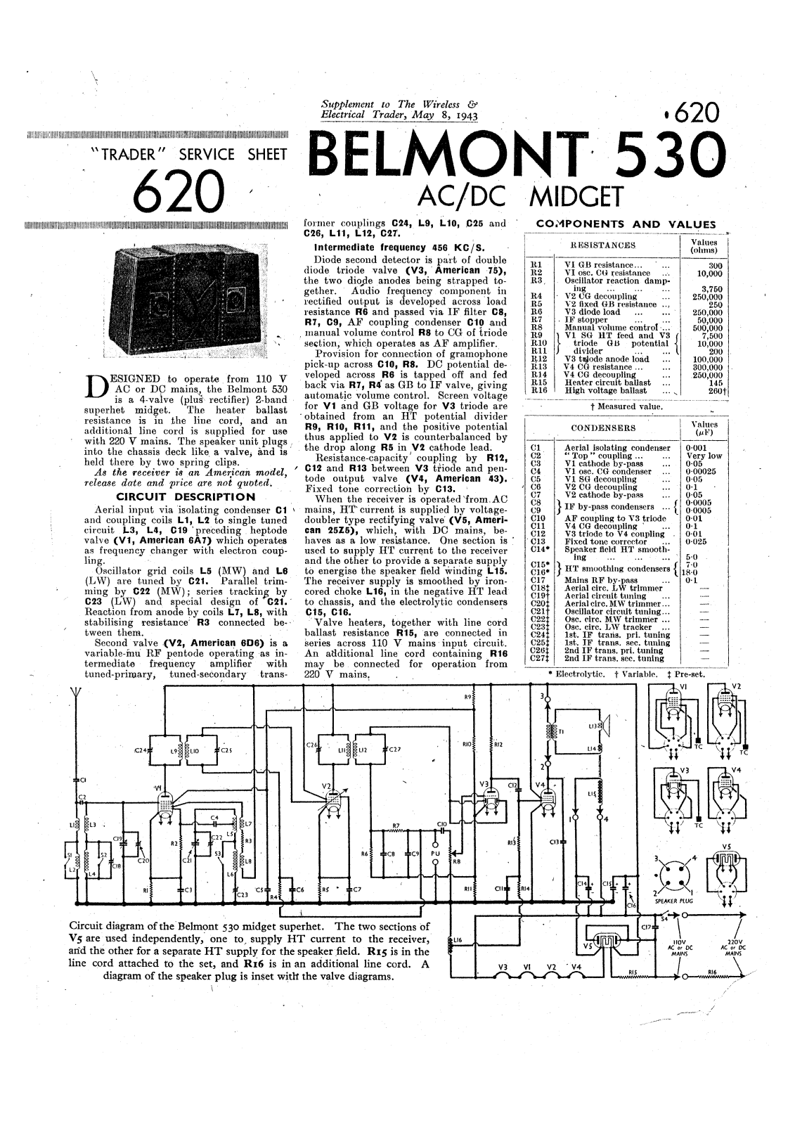 Belmont 530 schematic - ManualMachine.com