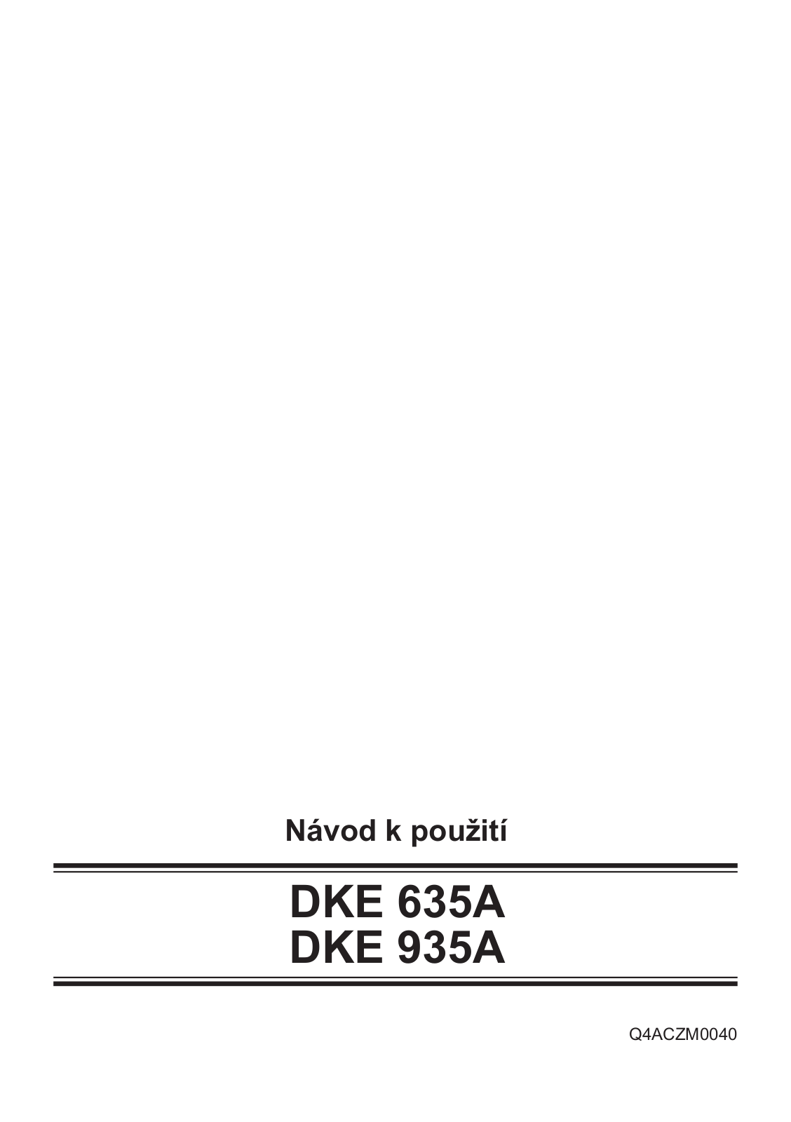 Bosch DKE 935A, DKE 635A User Manual