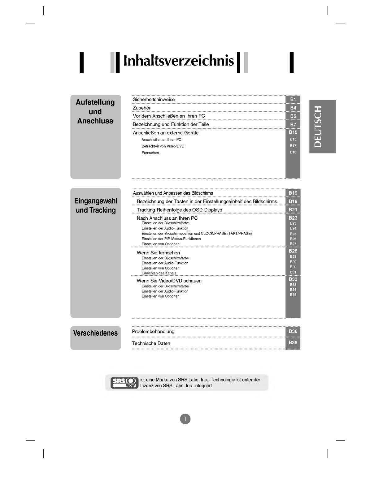 Lg L173ST, L193ST User Manual