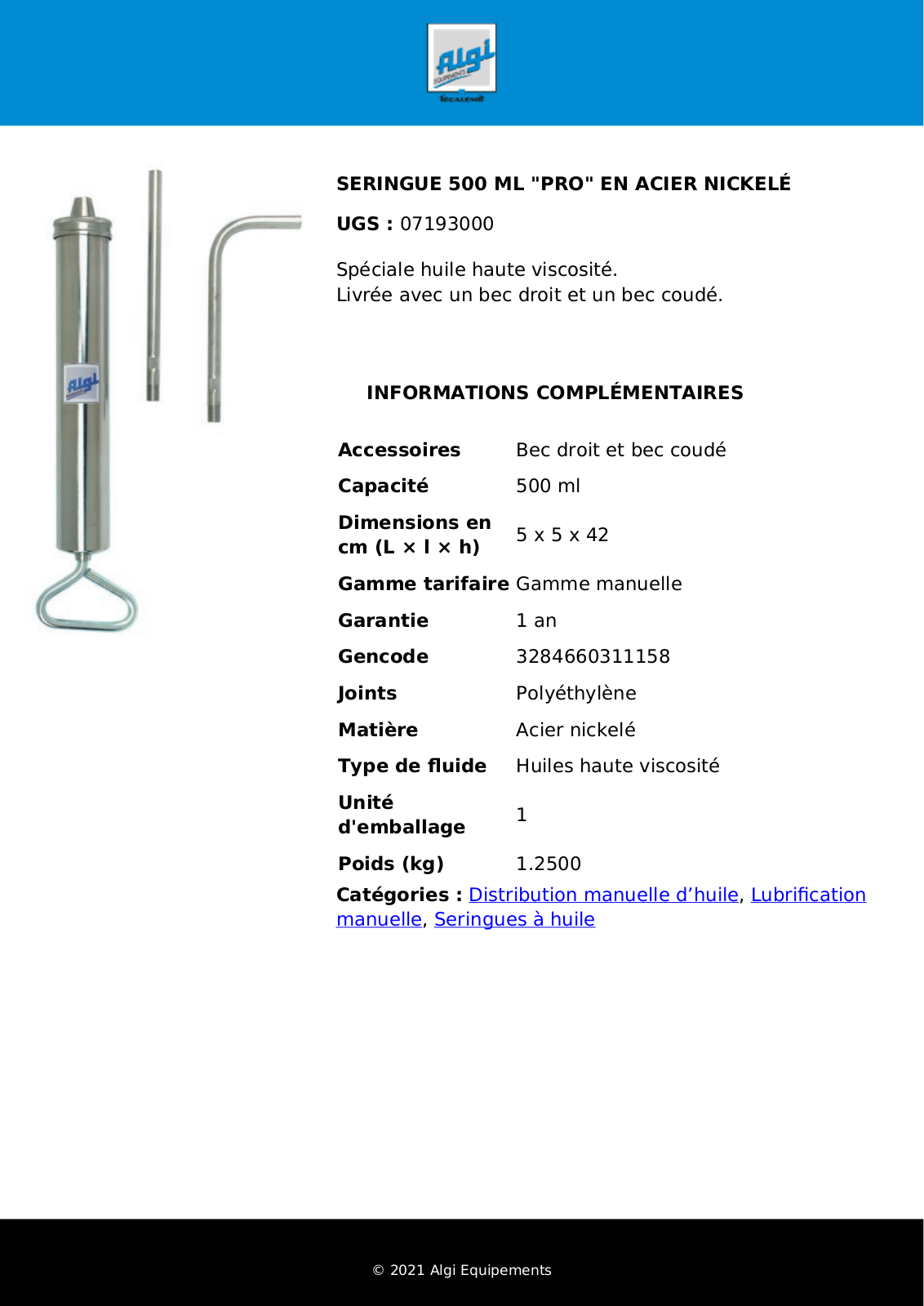 Algi 07193000 Specification - ManualMachine.com