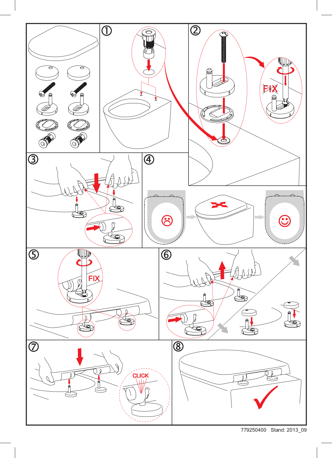 TOTO VC10047NN Installation guide