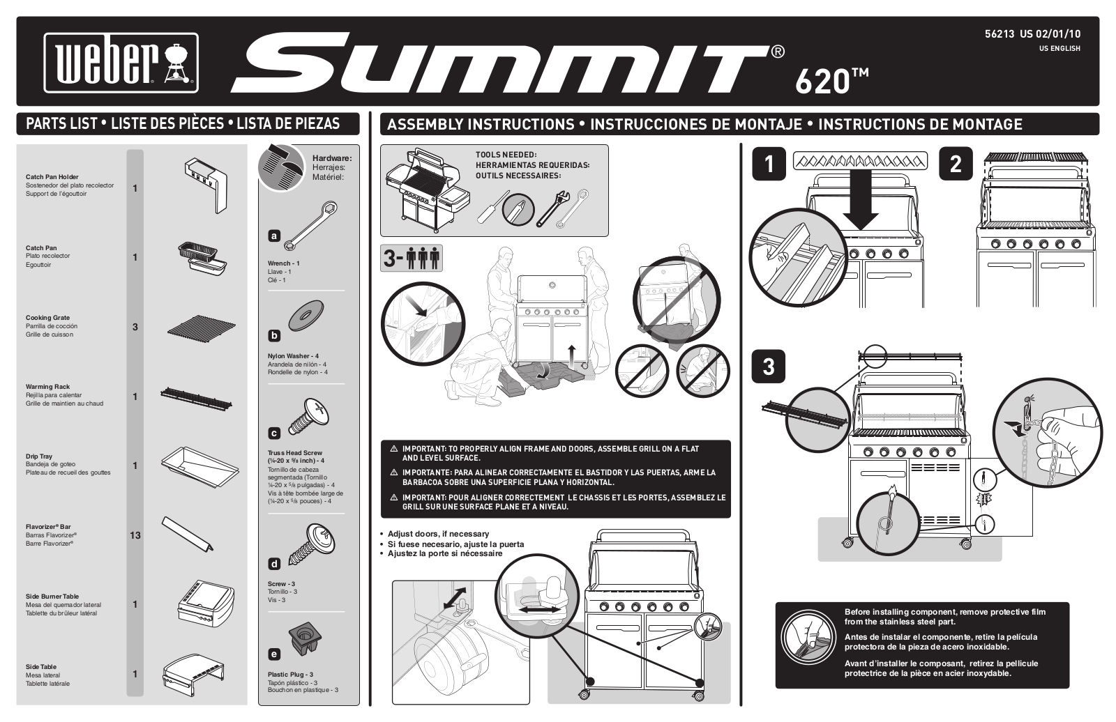 Weber 56213 User Manual