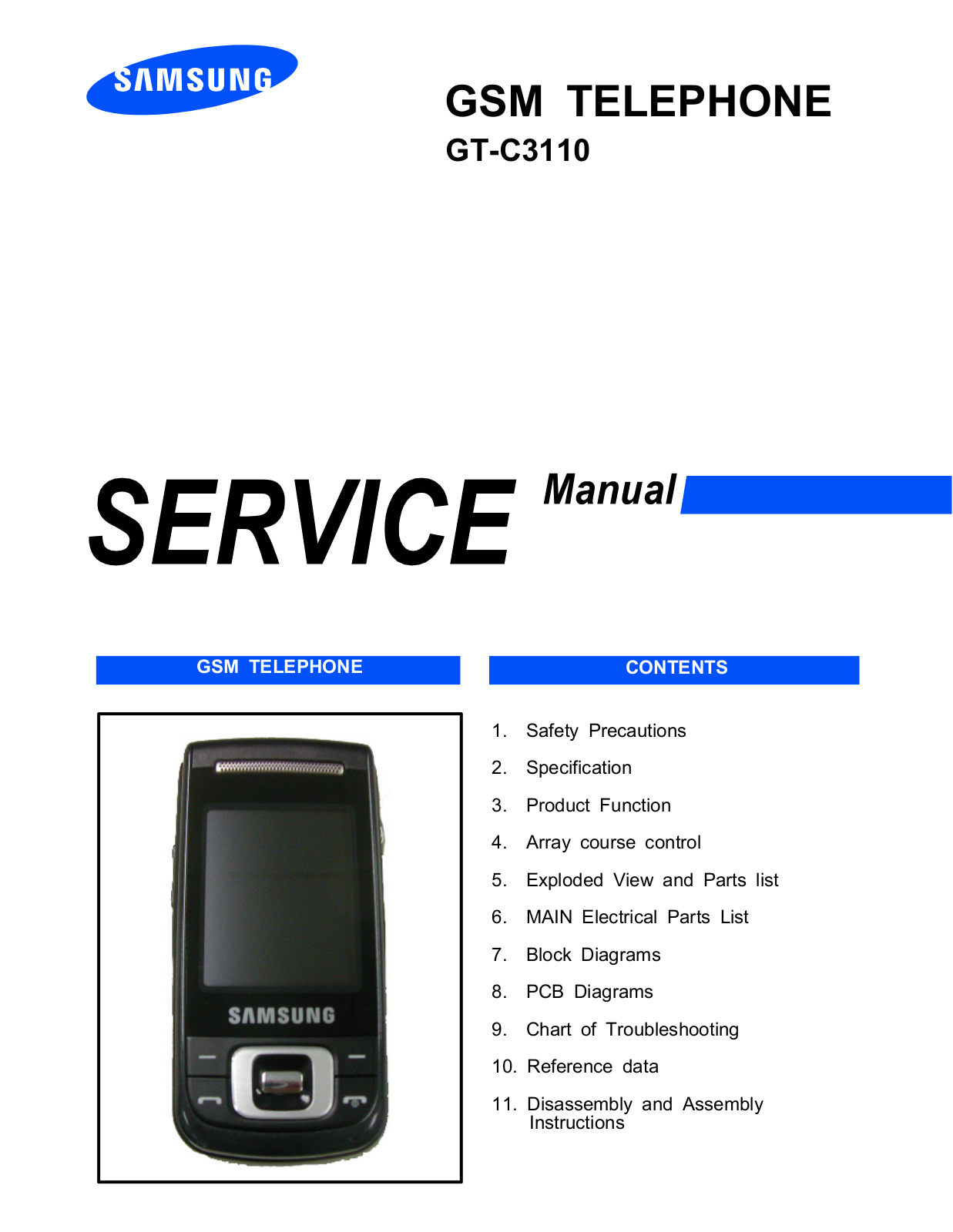 Samsung C3110 Service Manual