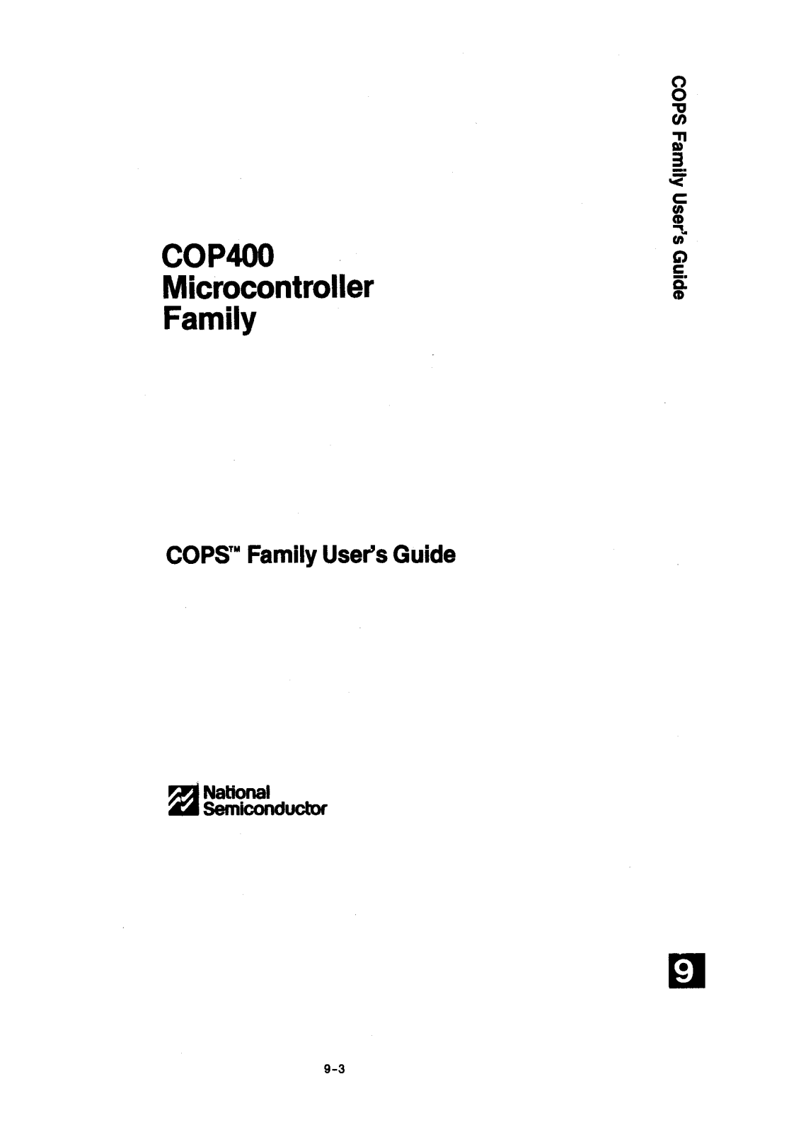 NSC COP422N, COP421N, COP420N, COP410L, COP321N Datasheet