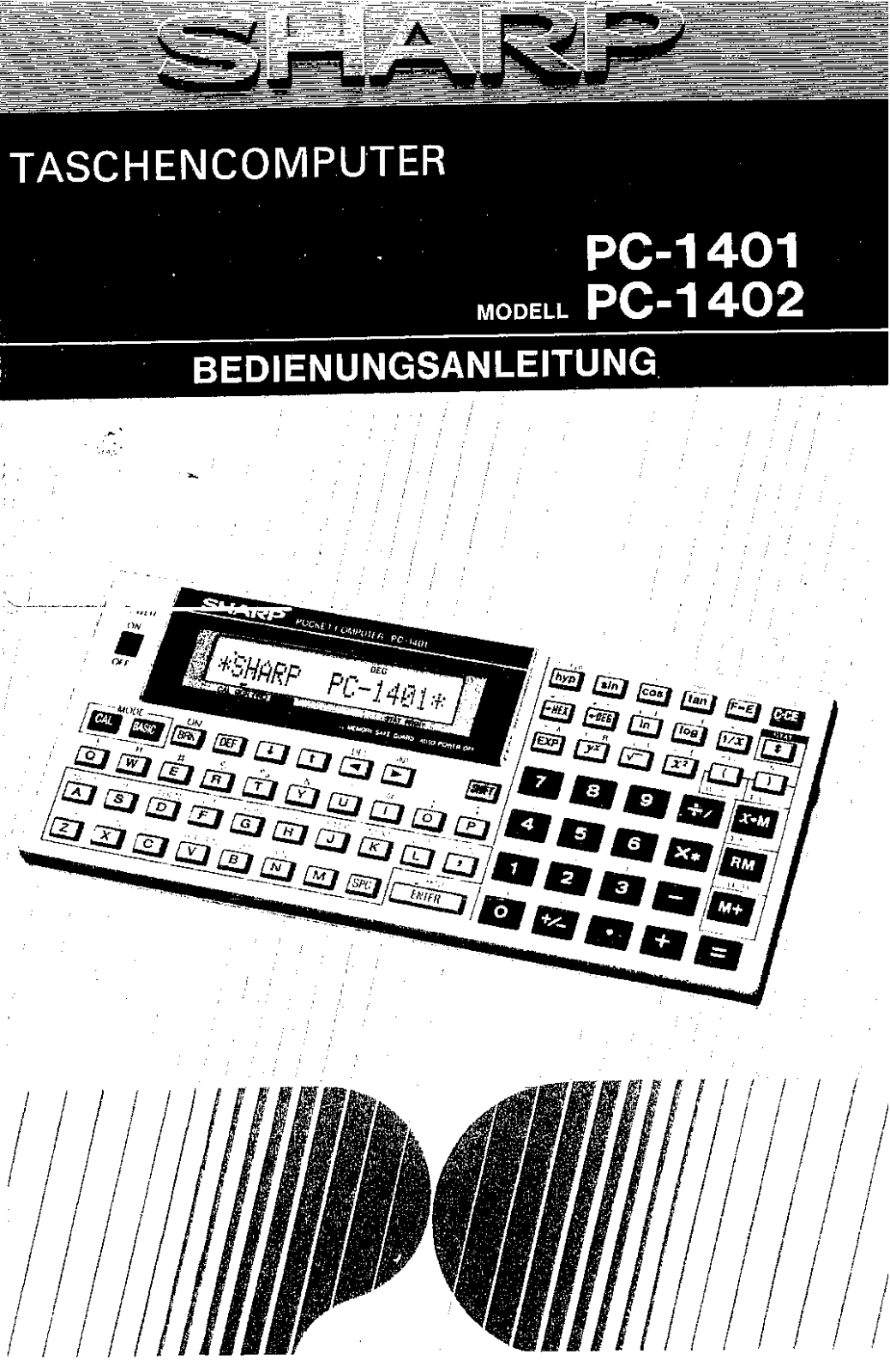 Sharp PC1402, PC1401 User Manual