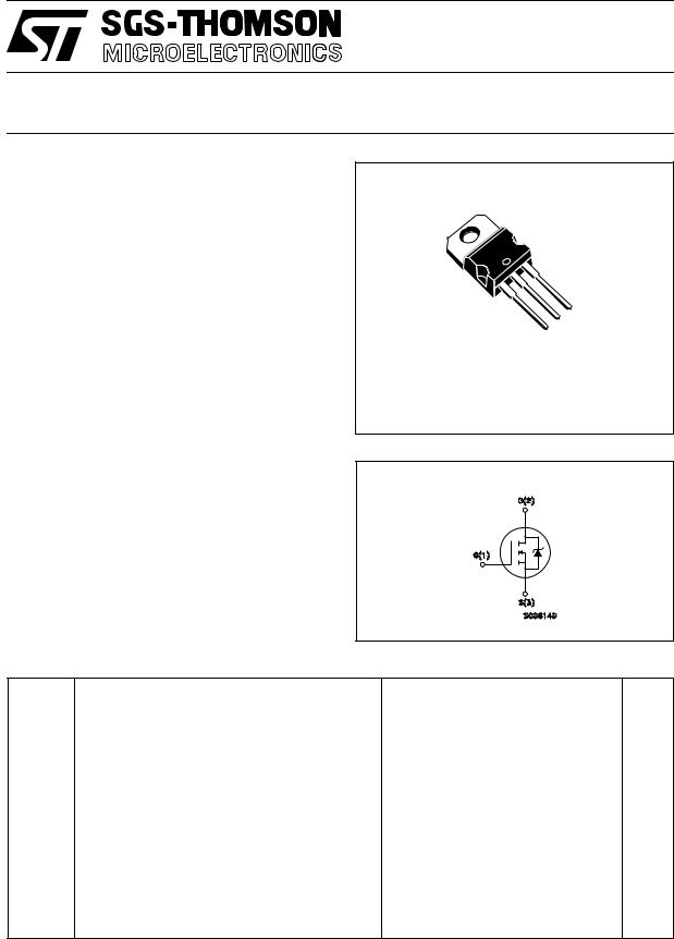 SGS-THOMSON STP80N03L-06 Technical data