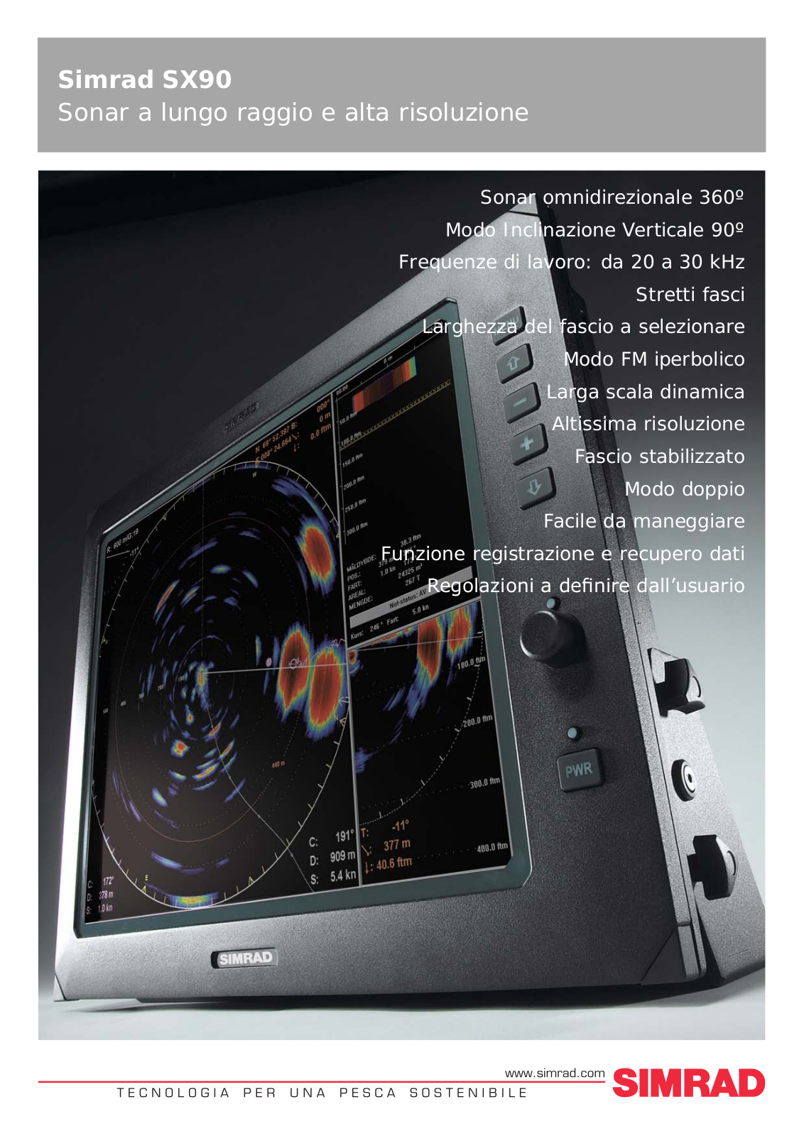 Simrad SX90 DATASHEET