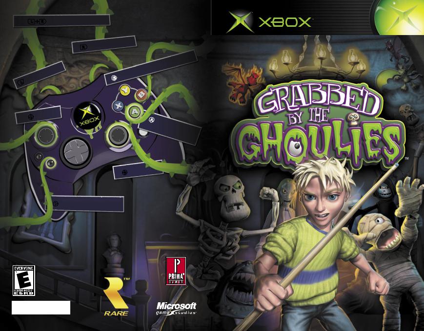 Games Microsoft XBOX GRABBED BY THE GHOULIES User Manual