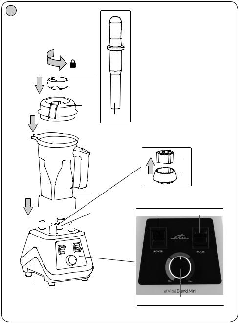 ETA Vital Blend Mini 2100 90000 User Manual