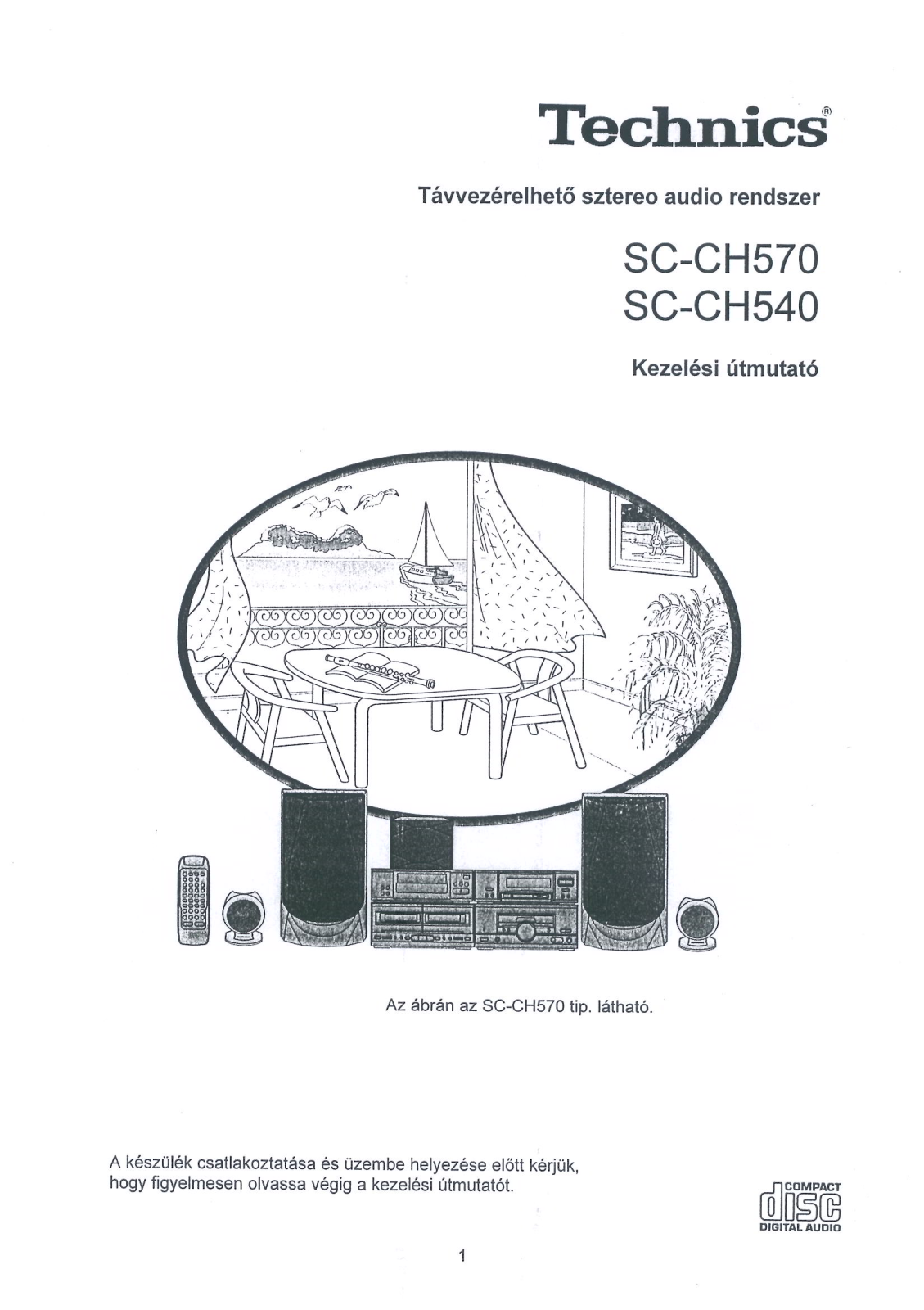 Panasonic SC-CH570, SC-CH540 User Manual