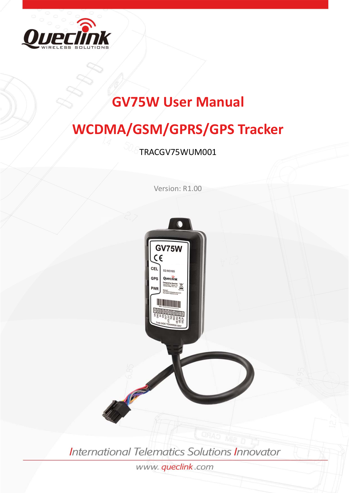 Queclink Wireless Solutions GV75W User Manual