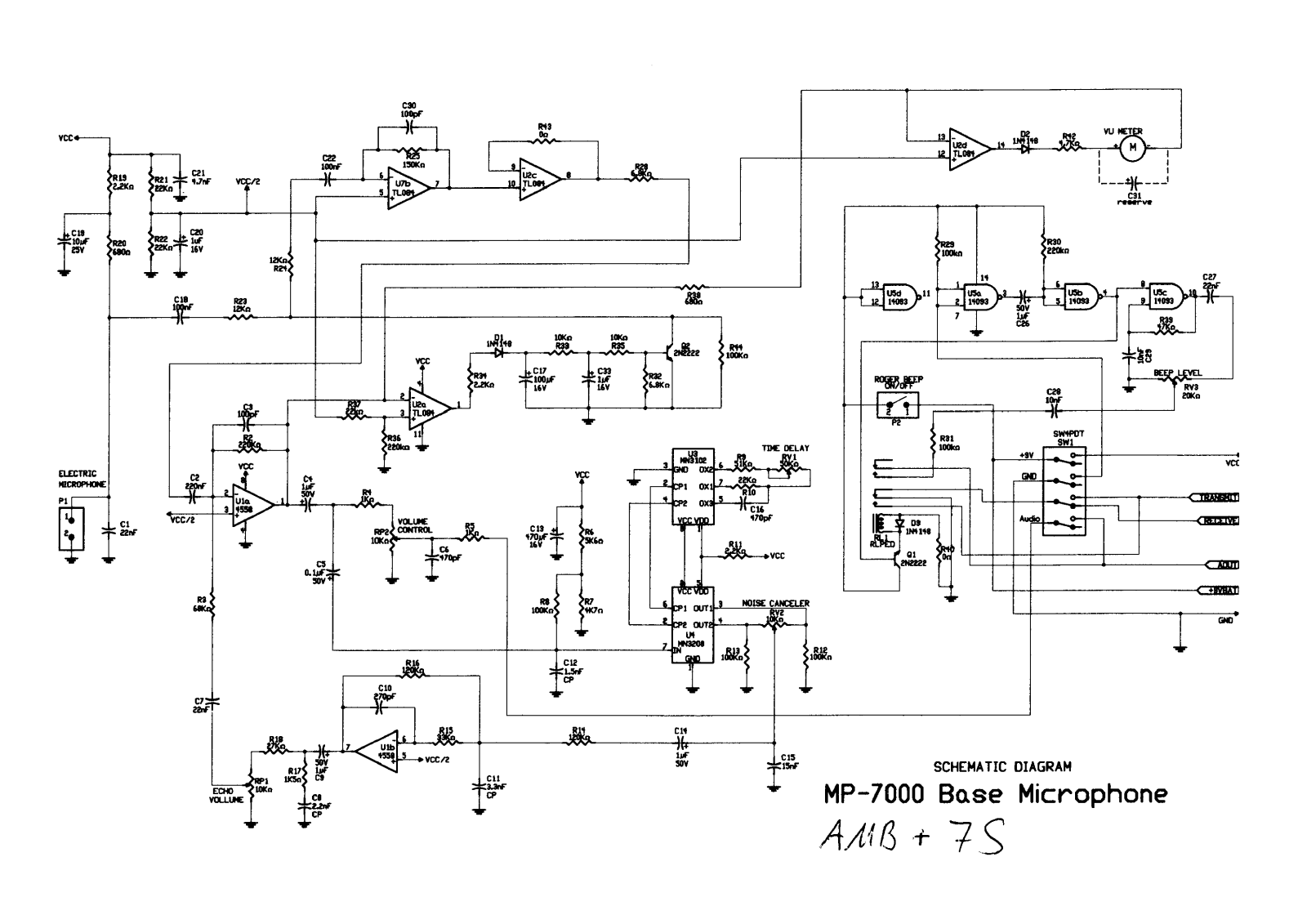 Euro-CB MP-7000 Schematics - ManualMachine.com