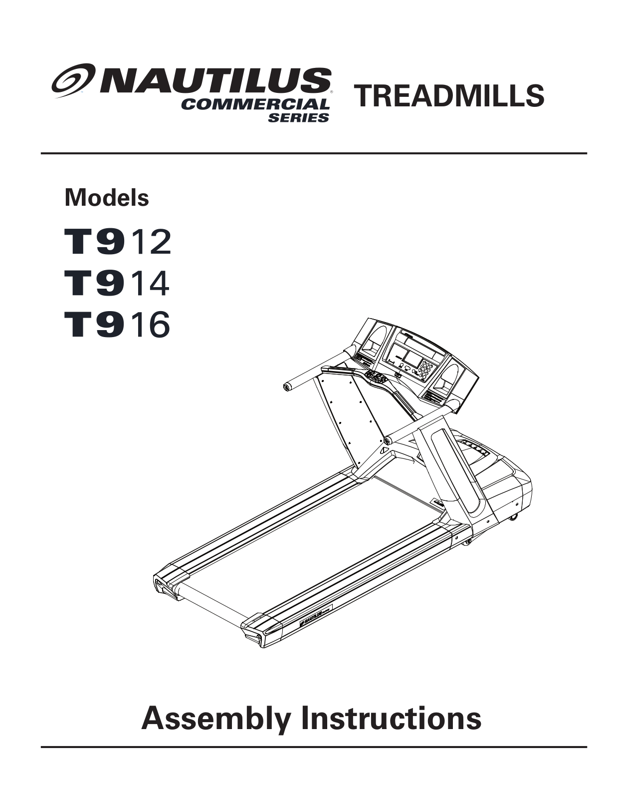 Nautilus T914, T916 User Manual