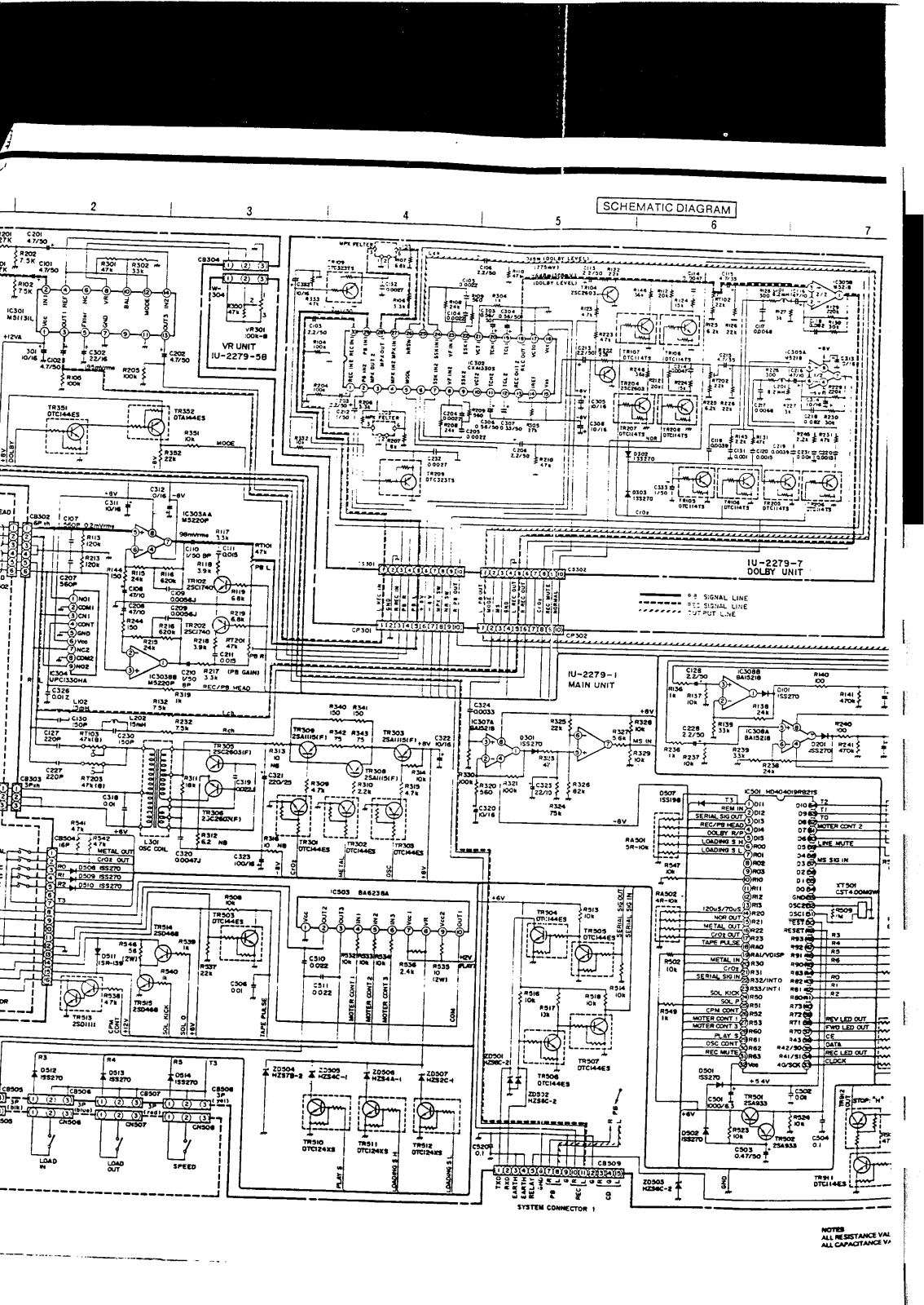 Denon UDRA-70, UDR-70, UCD-70 Schematic Diagram 6