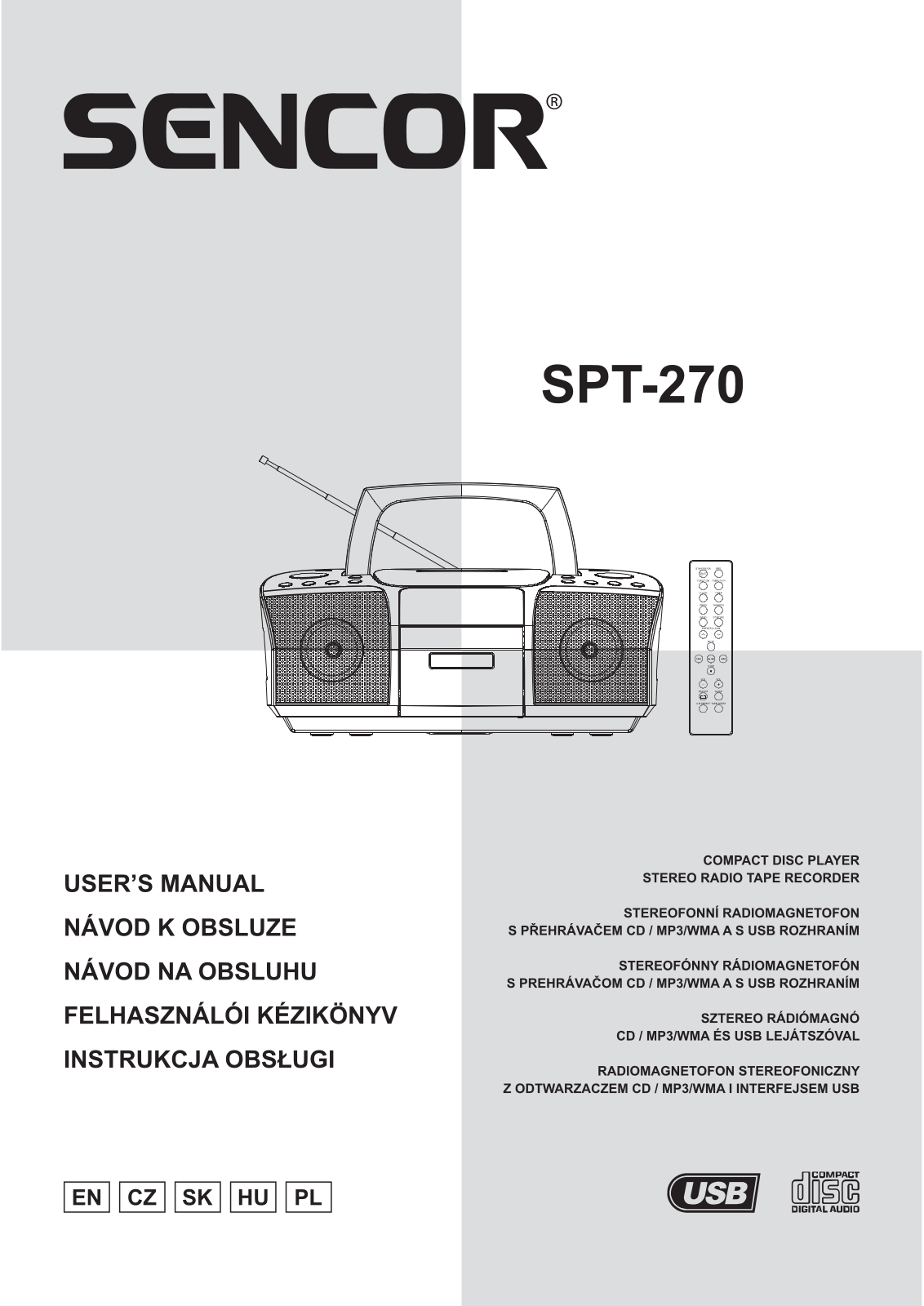 Sencor SPT 270 User Manual