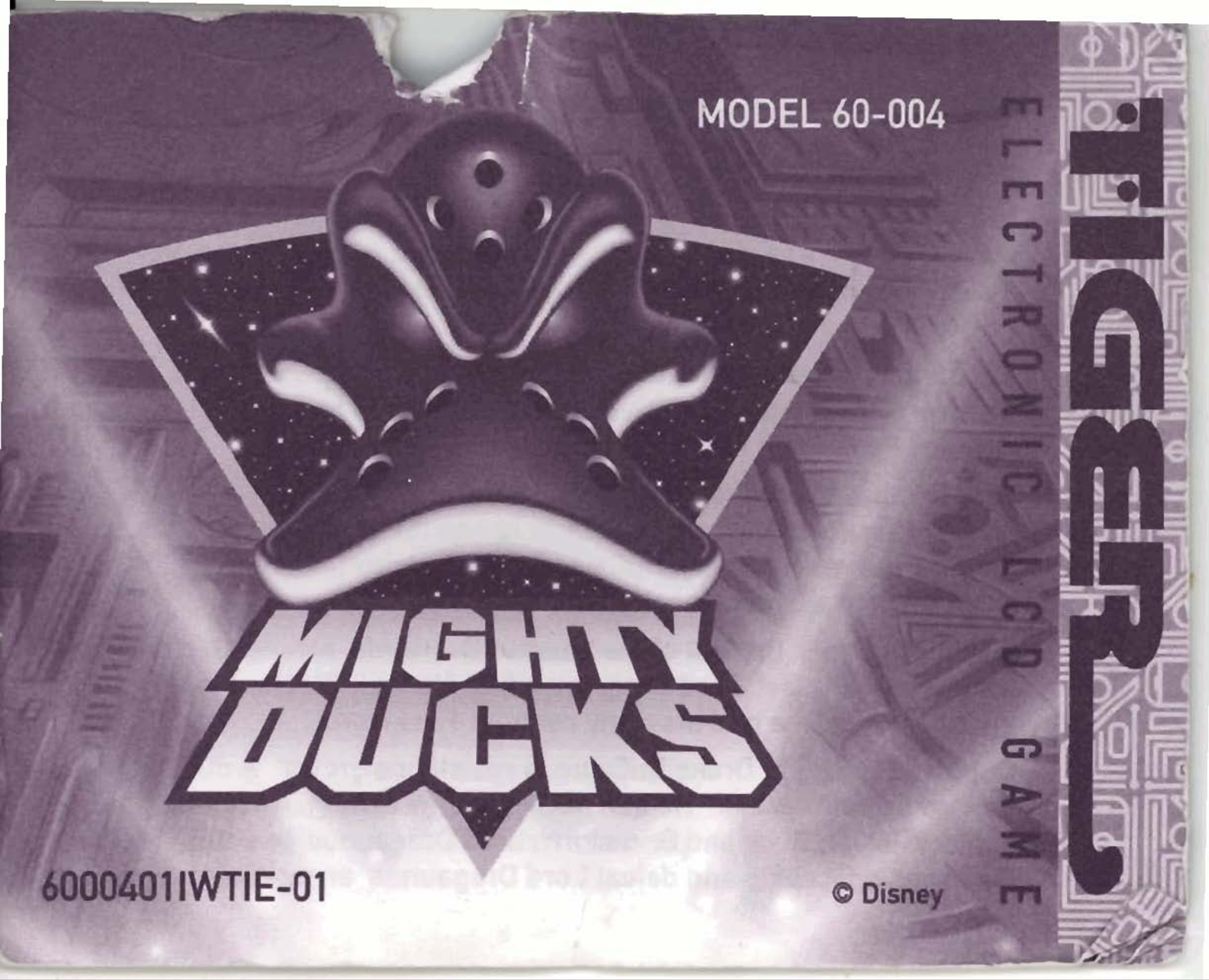 Hasbro Mighty Ducks Electronic LCD Game User Manual