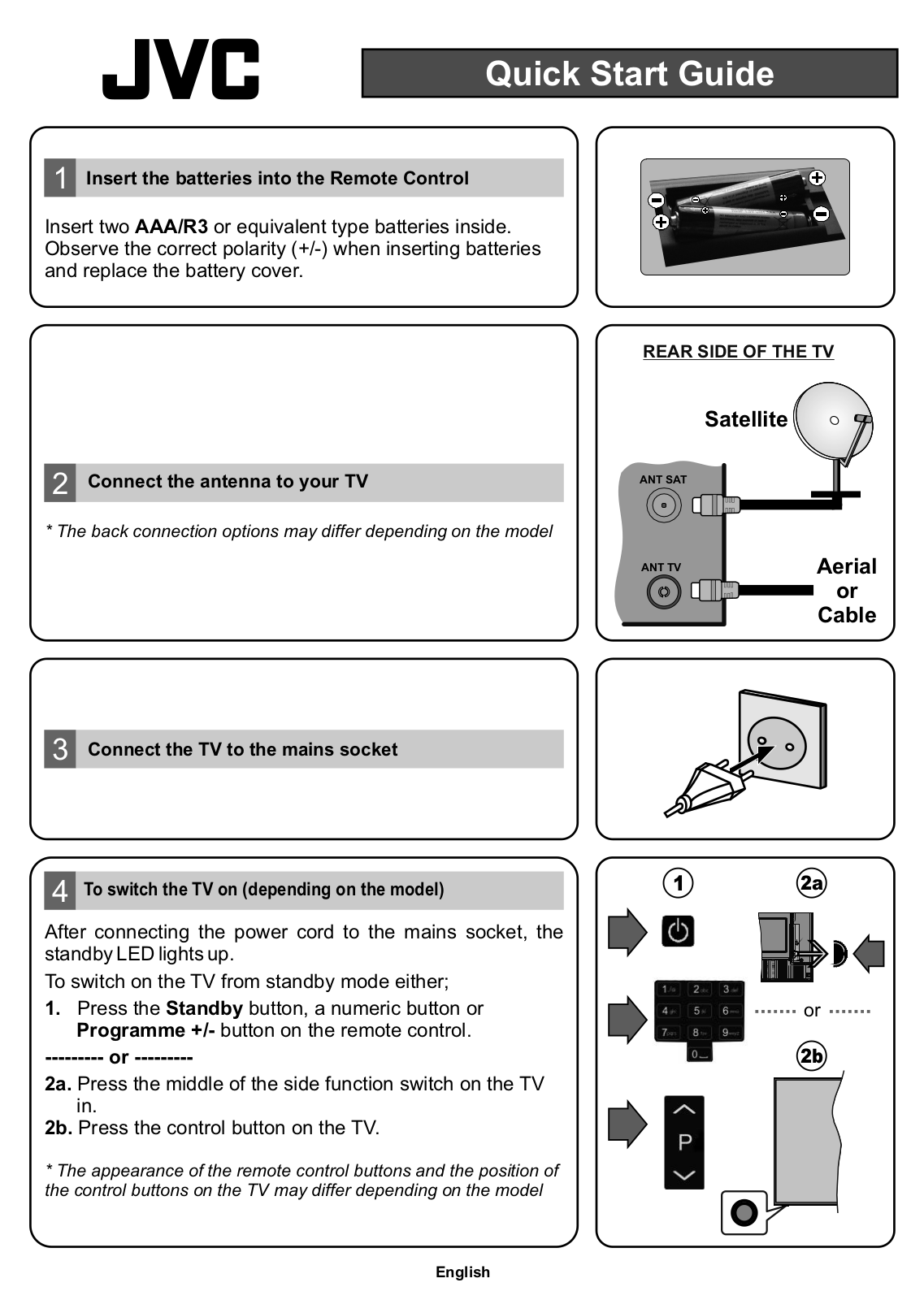 JVC LT-65VU3005 Operating Instructions