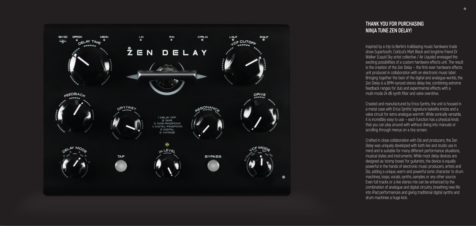 Erica Synths Zen Delay User guide - ManualMachine.com