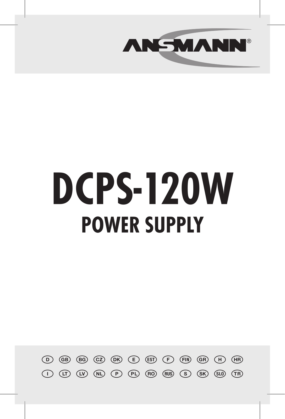 Ansmann DCPS-120W Operating Instructions