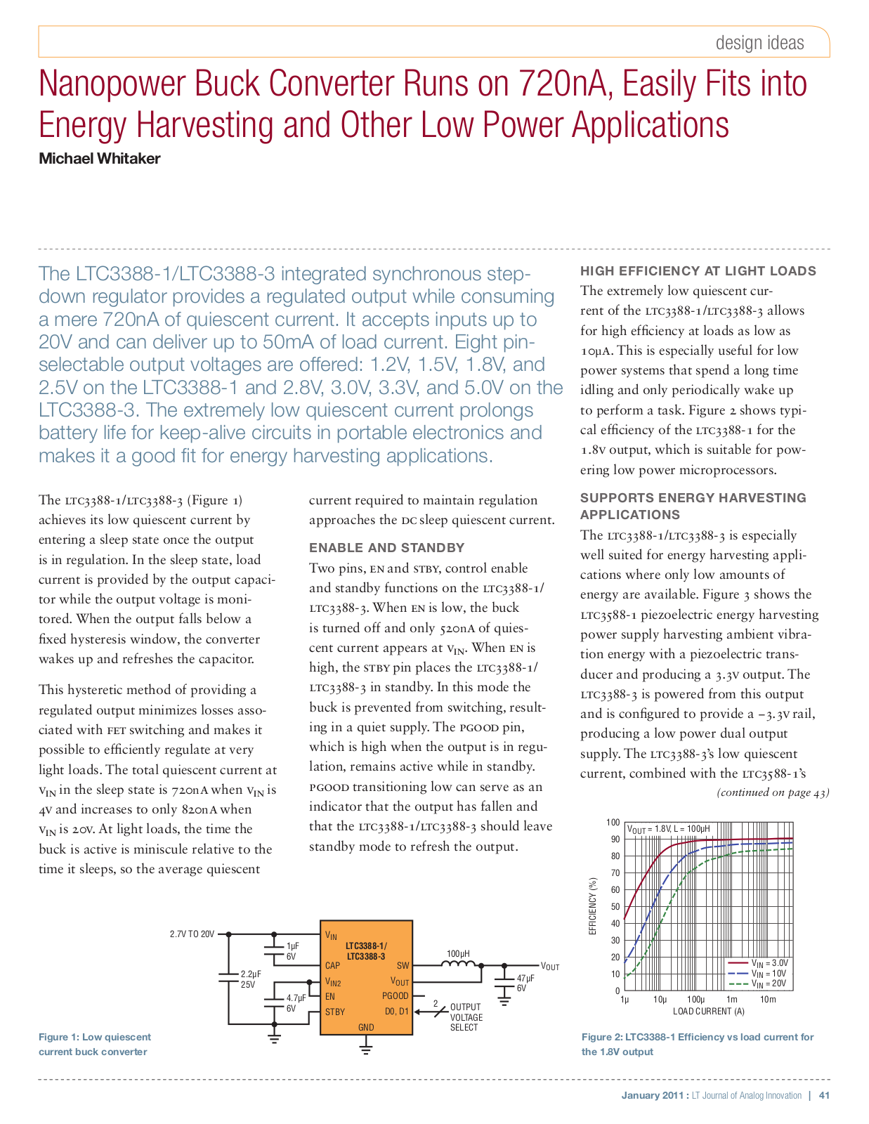 LINEAR TECHNOLOGY LTC3388 Technical data