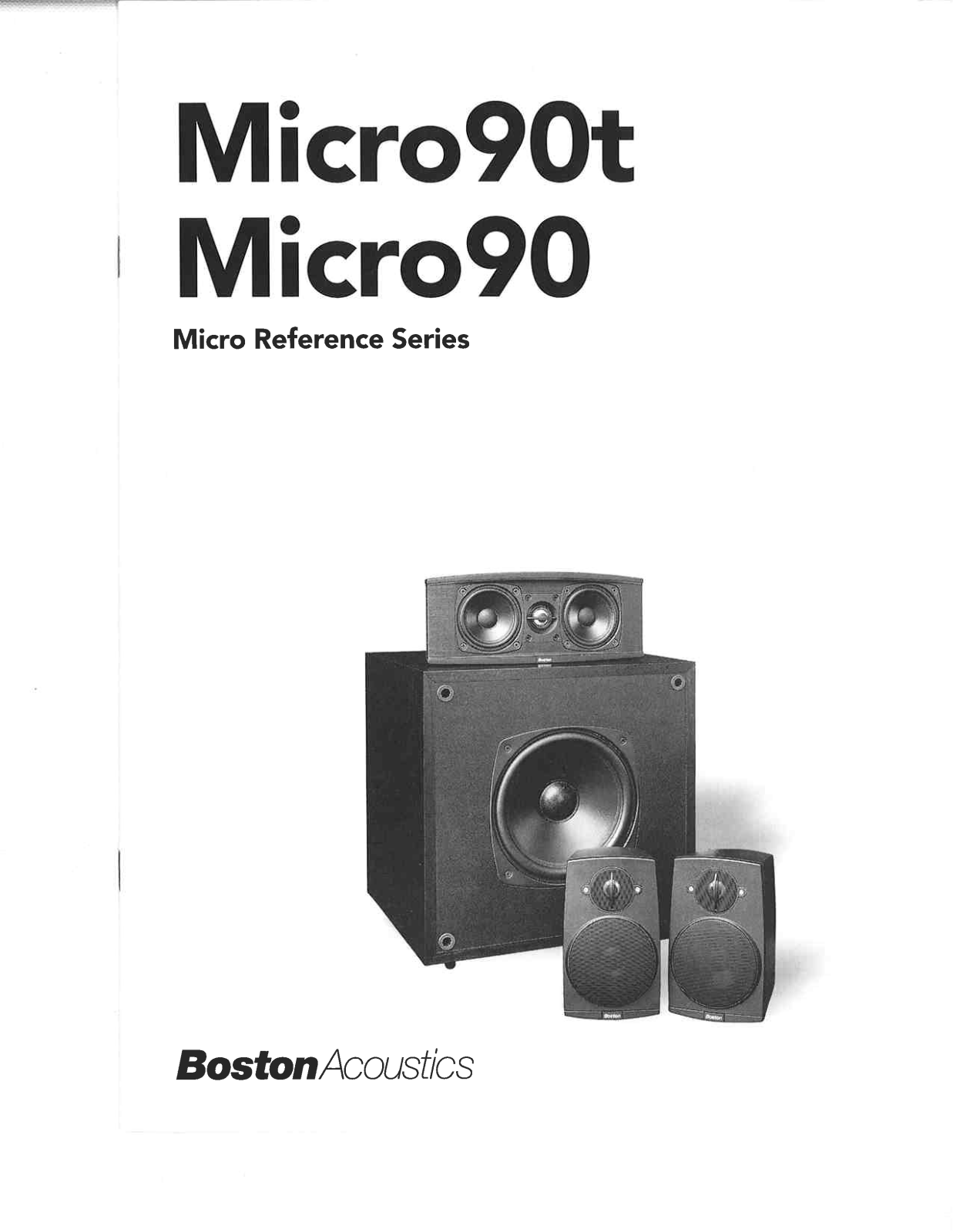 Boston Micro-90 Owners Manual