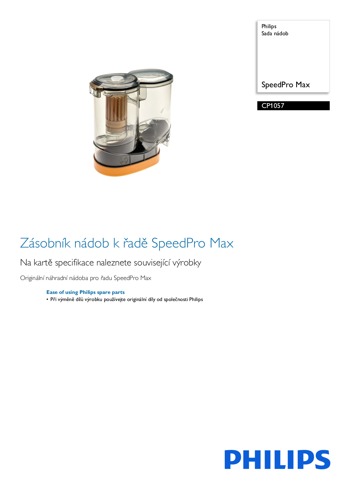 Philips CP1057/01 Leaflet - ManualMachine.com