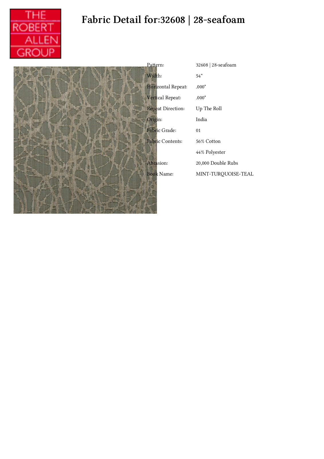Duralee CRAL5401 Specifications - ManualMachine.com