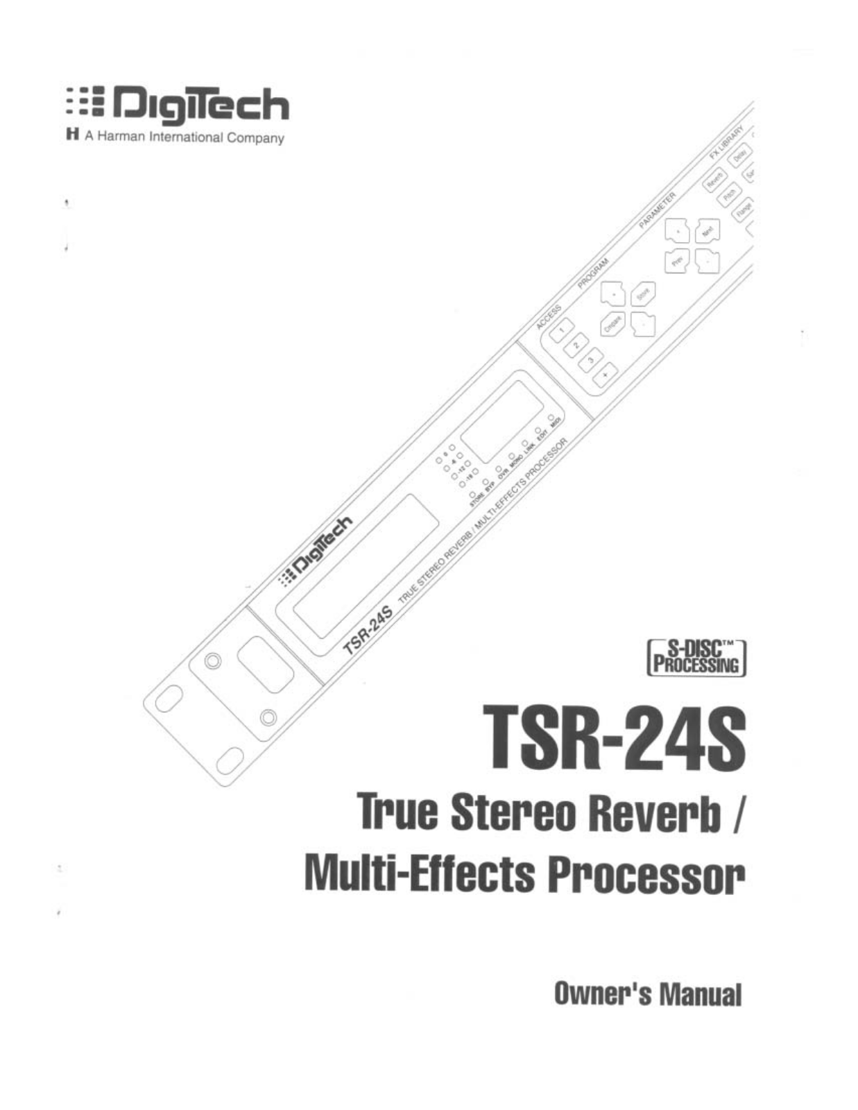 DigiTech TSR24S User Manual