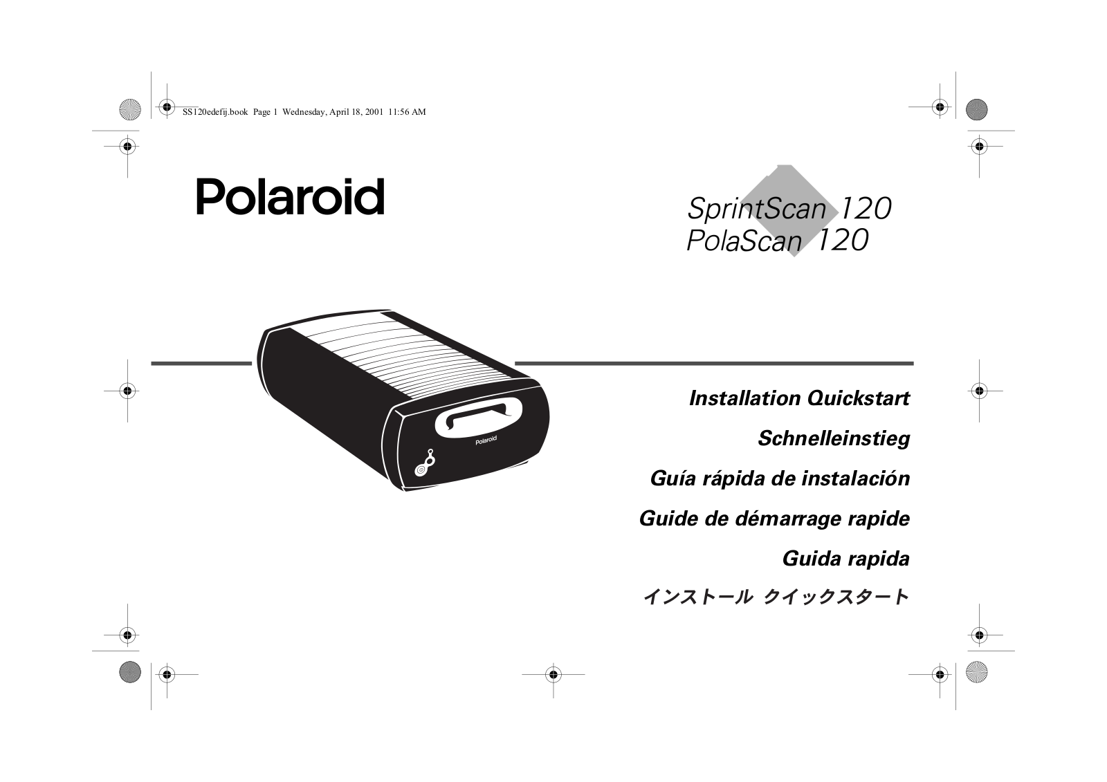 POLAROID POLASCAN 120, SPRINTSCAN 120 User Manual