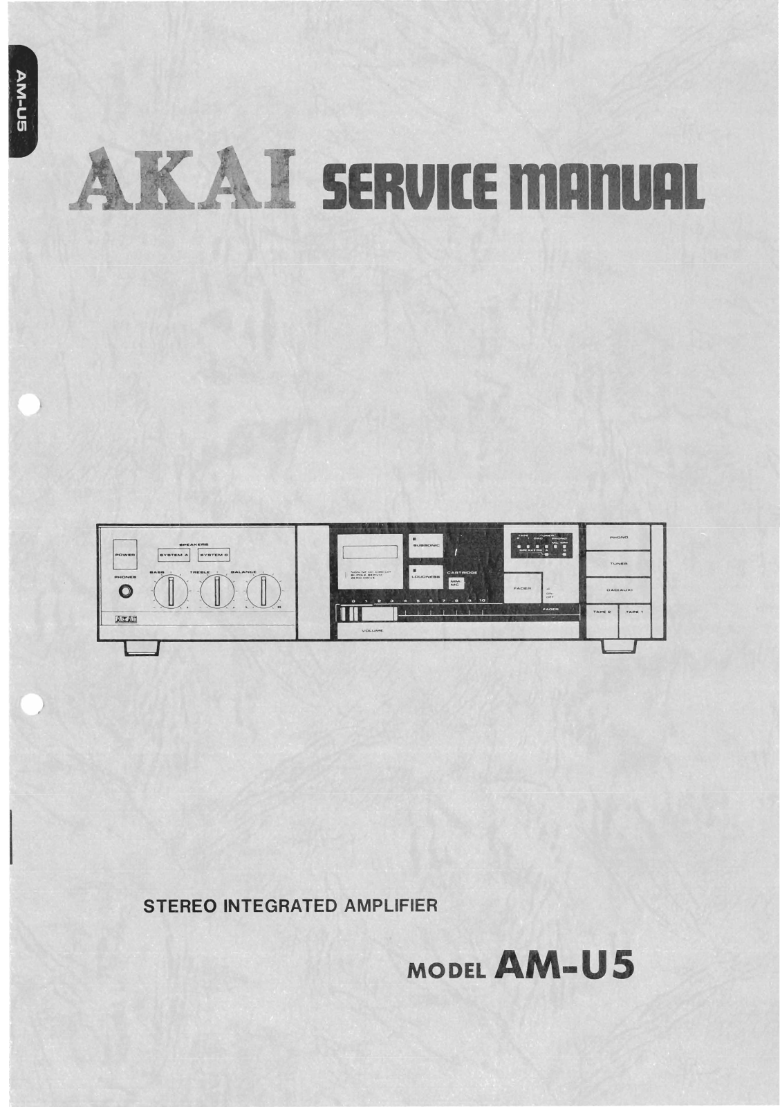 Akai AM-U5 Service Manual