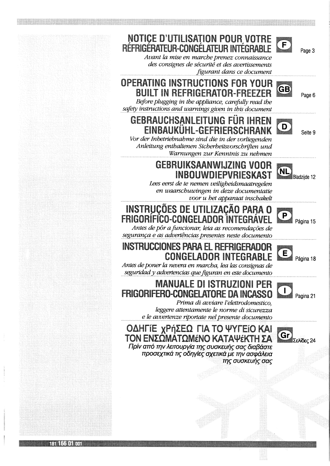 BRANDT DD25BWLE User Manual