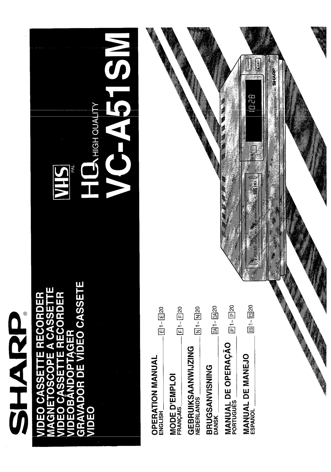 Sharp VC-A51SM User Manual