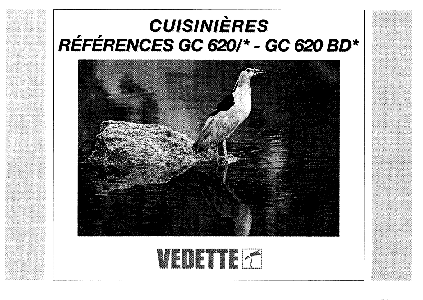 Vedette GC620, GC620BD User Manual