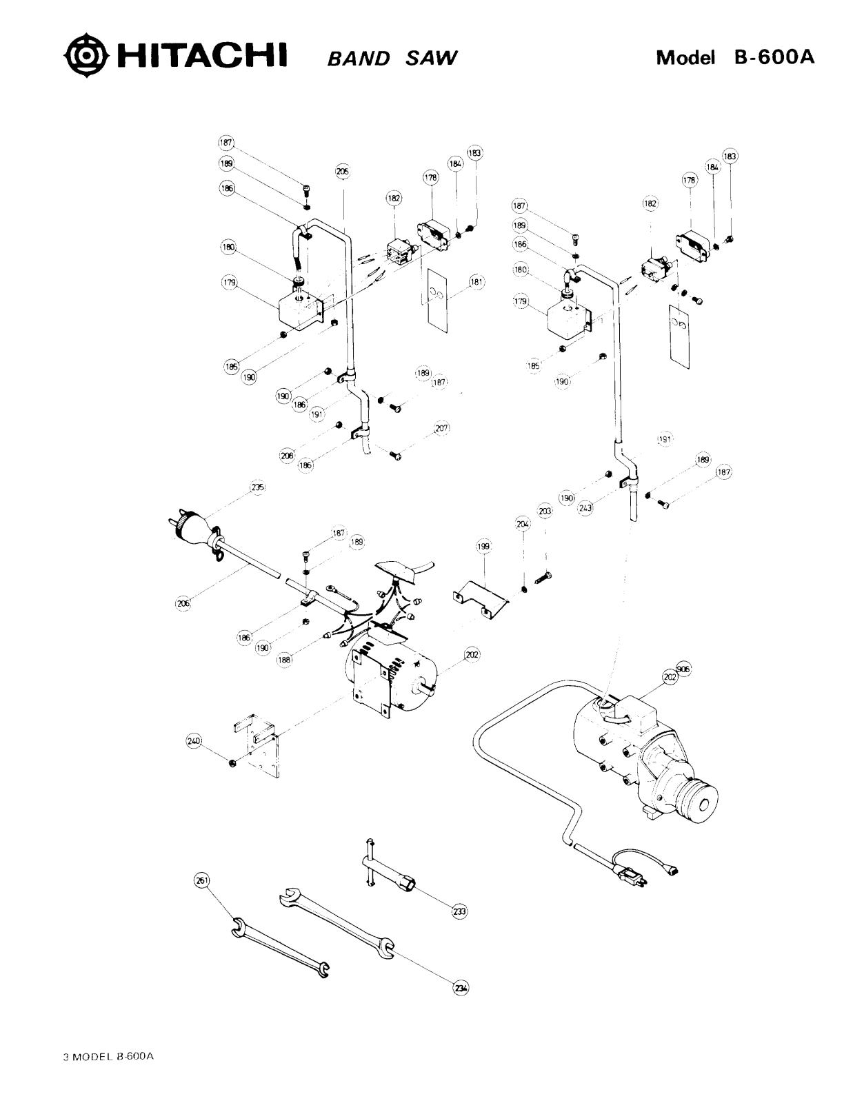 Hitachi B600A User Manual