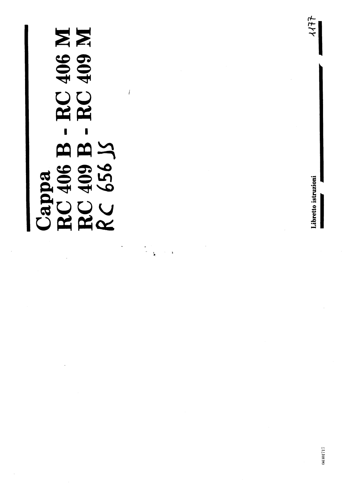 Rex RC409B, RC406M, RC409M, RC406B User Manual