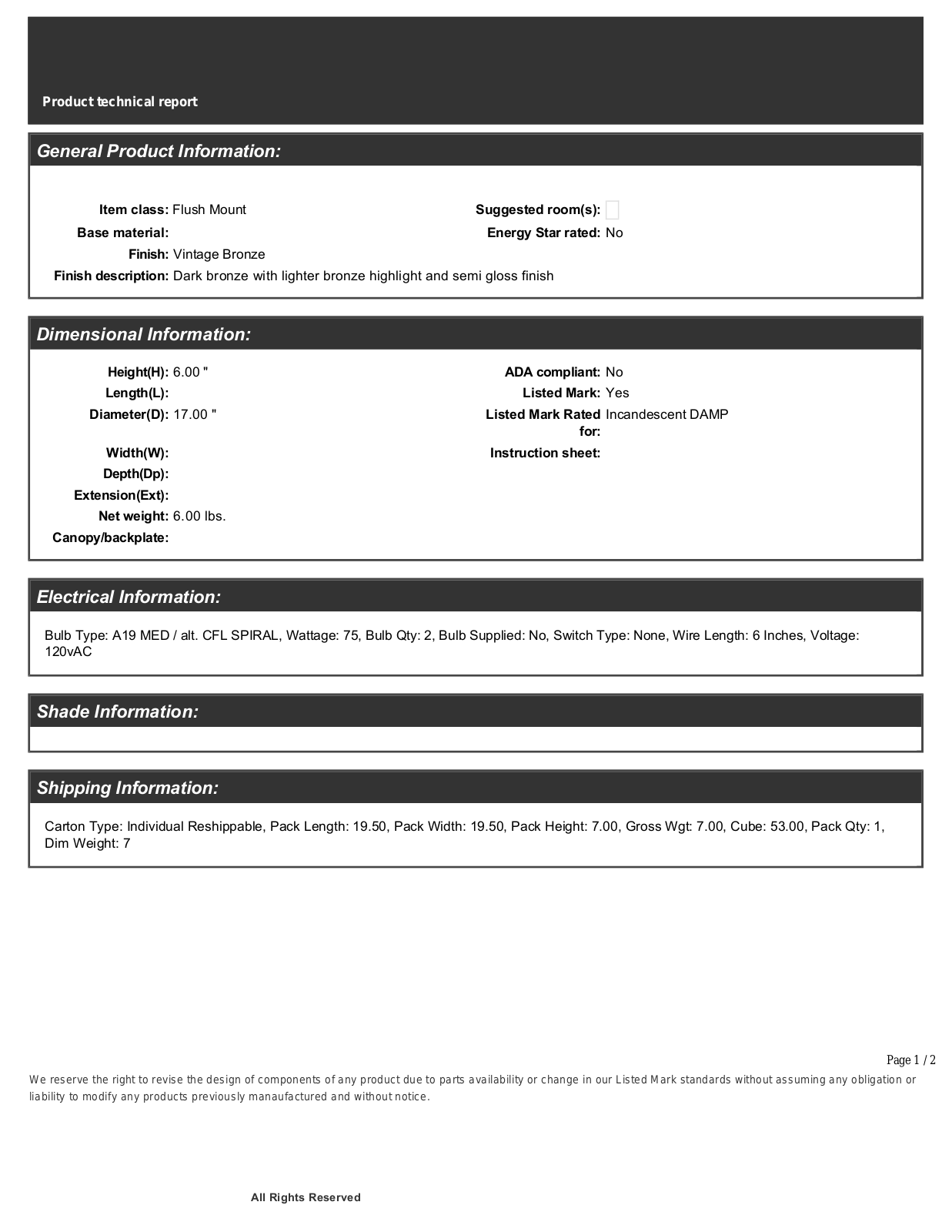 Alcott Hill AGGR3969 Specifications - ManualMachine.com