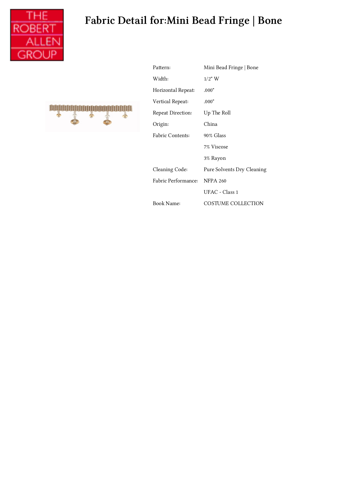 Robert Allen RALF1396 Specifications - ManualMachine.com
