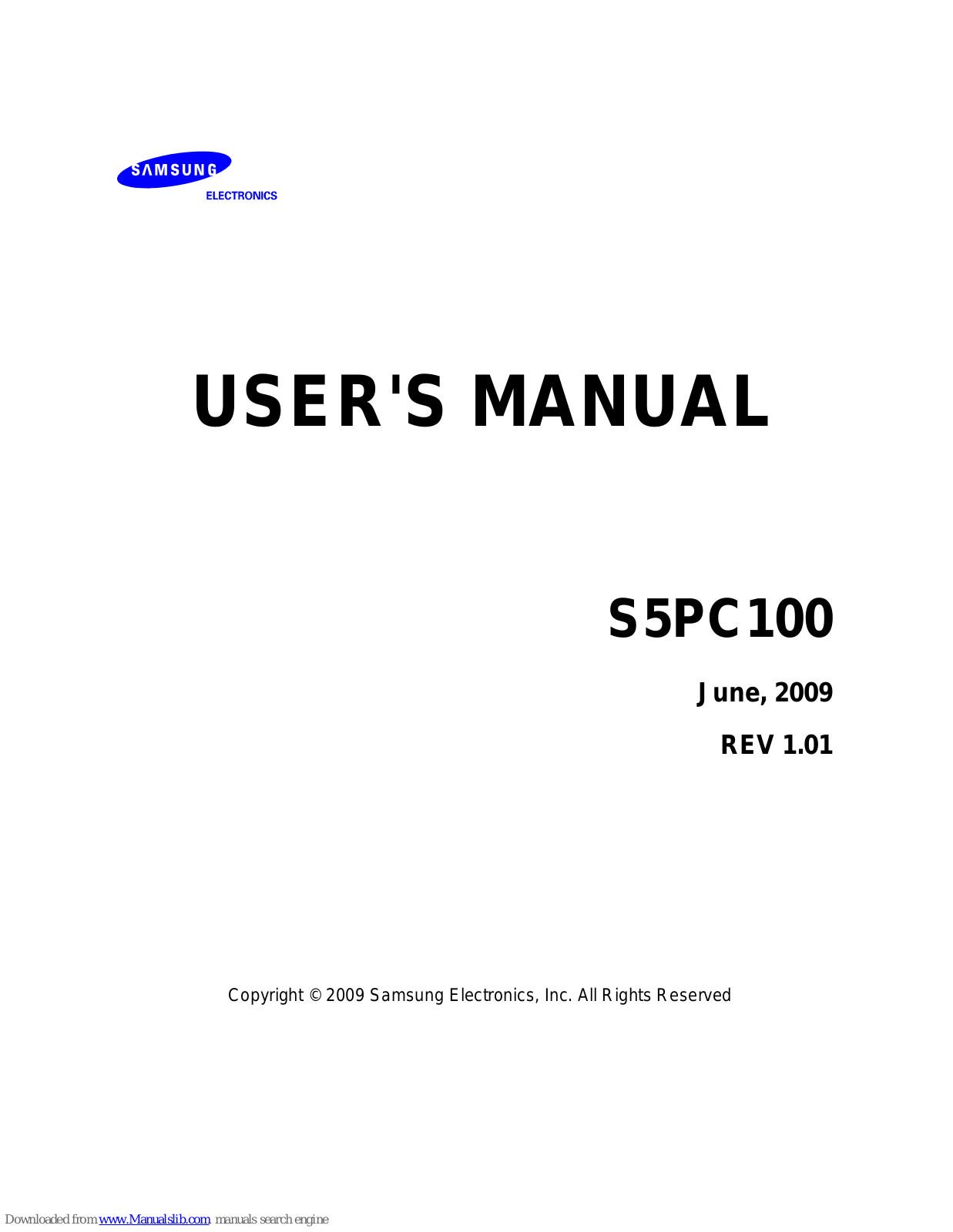 Samsung S5PC100 User Manual