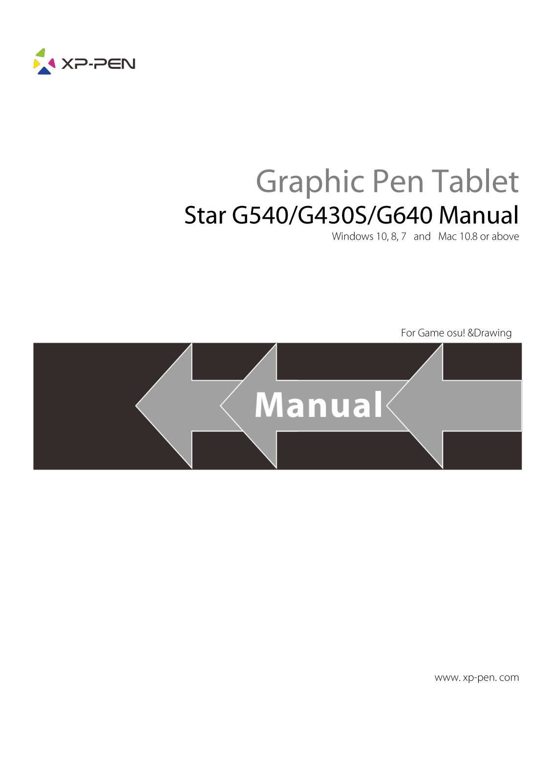 XP-Pen Star G640 User Manual