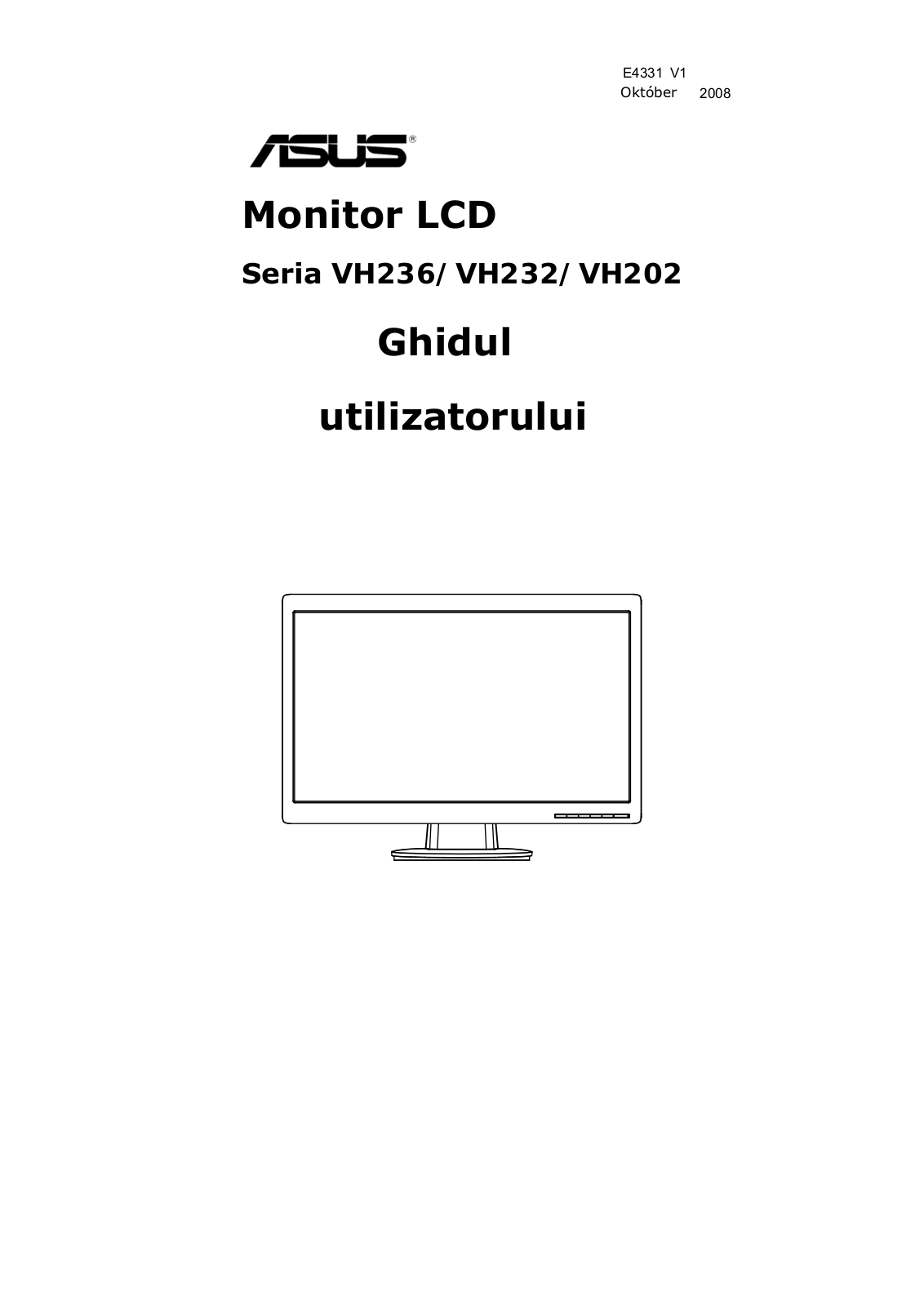 Asus VH236, VH232, VH202 User Guide