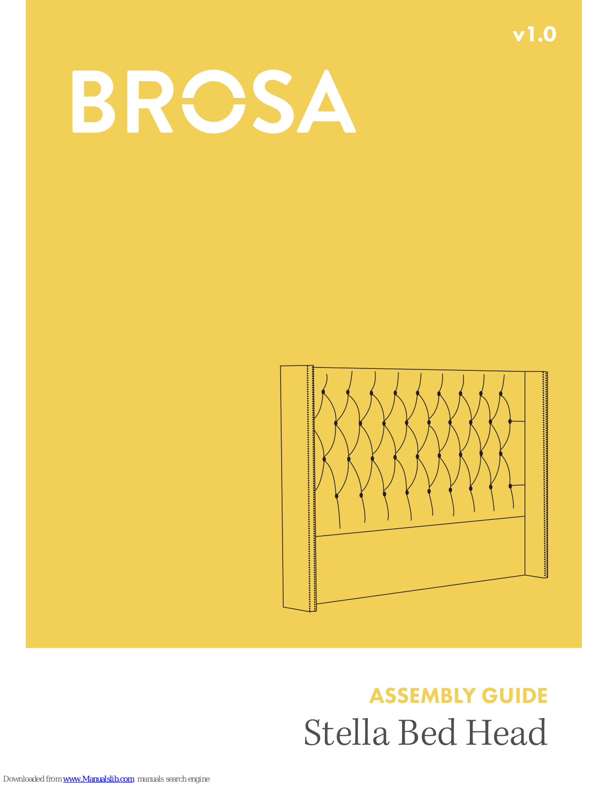 BROSA Stella Bed Head, Anica Bed Head Assembly Manual - ManualMachine.com