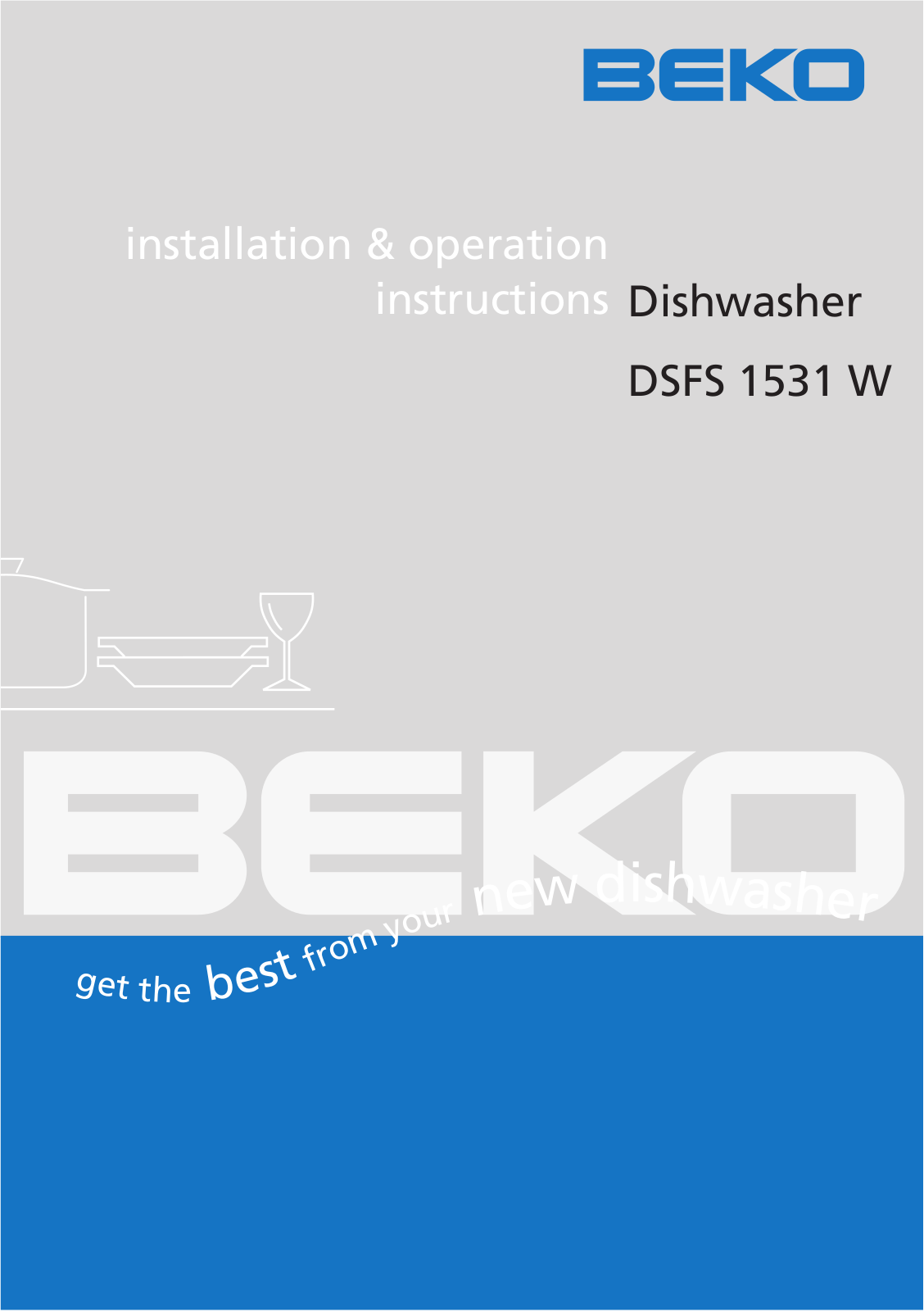 Beko DSFS 1531 User Manual