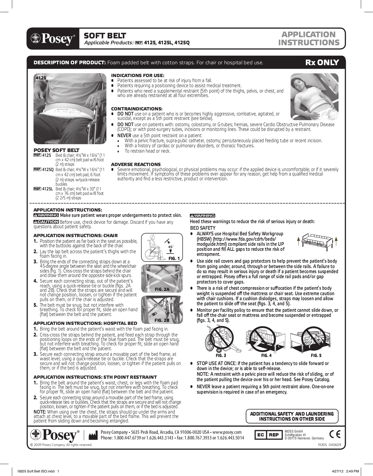 Posey Soft Belt User Manual