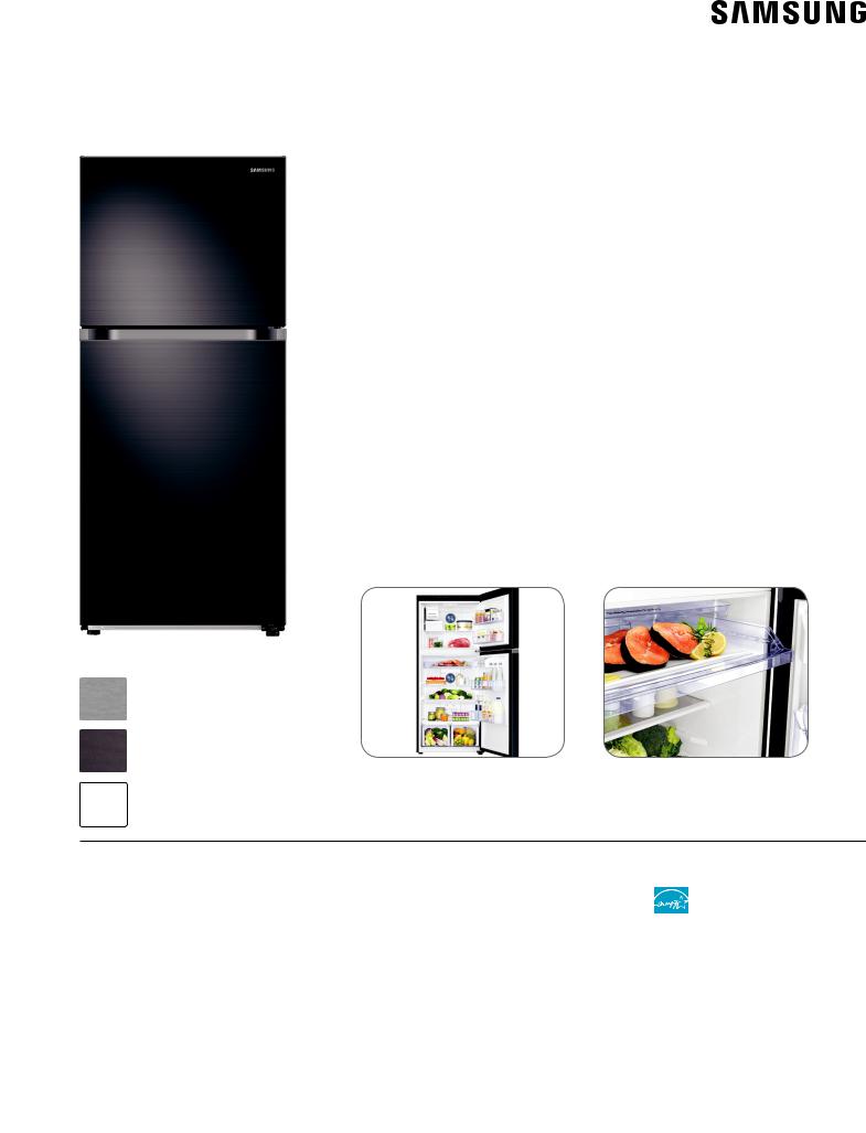 Samsung RT18M6213WW Specification Sheet