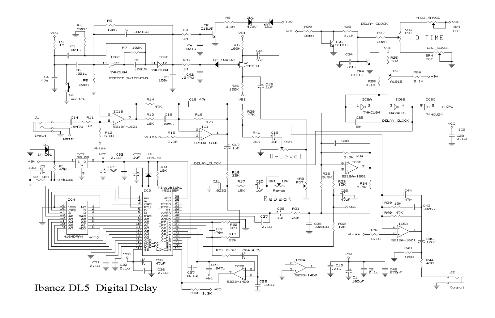 Ibanez dl5 schematic