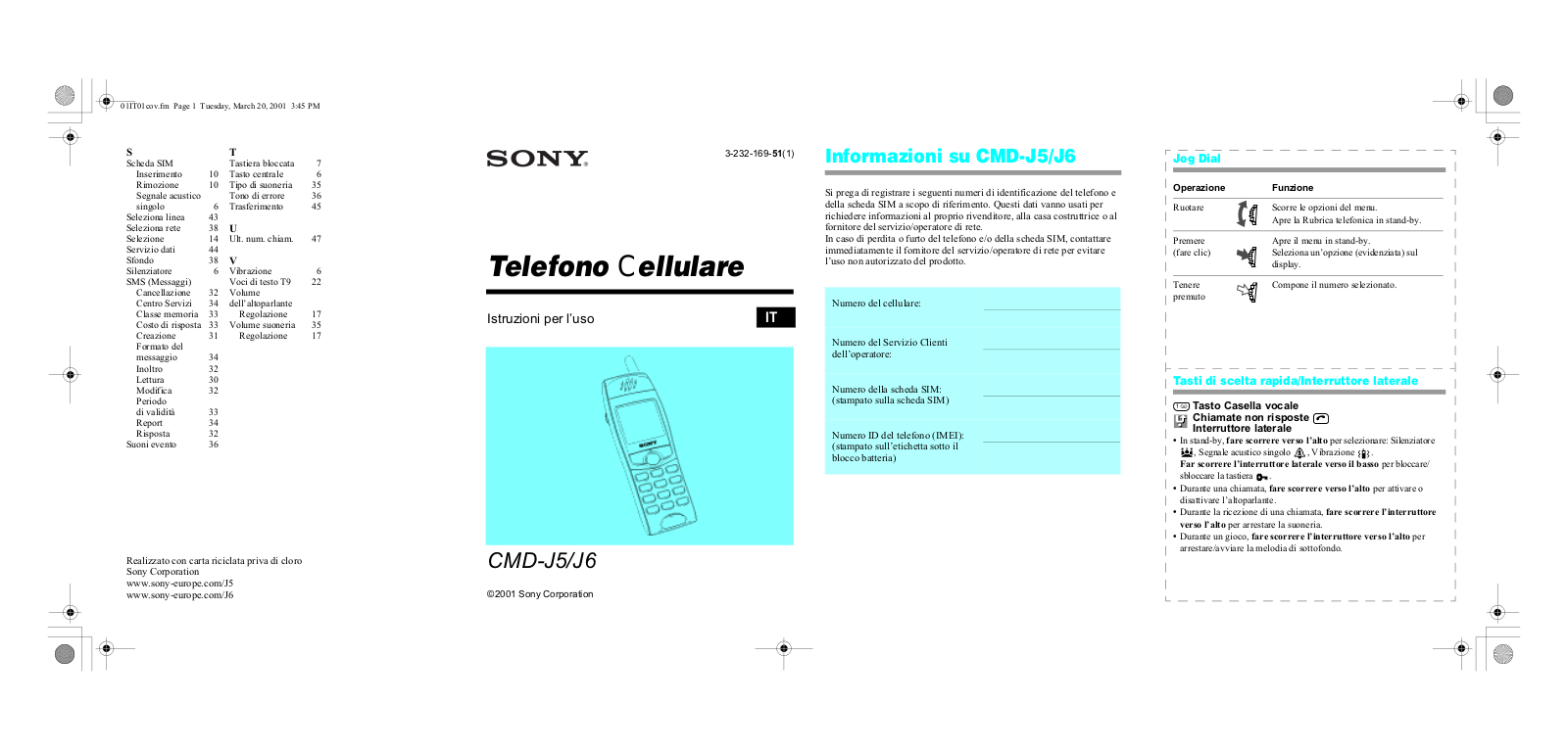 Sony ericsson CMD-J5, CMD-J6 User Manual