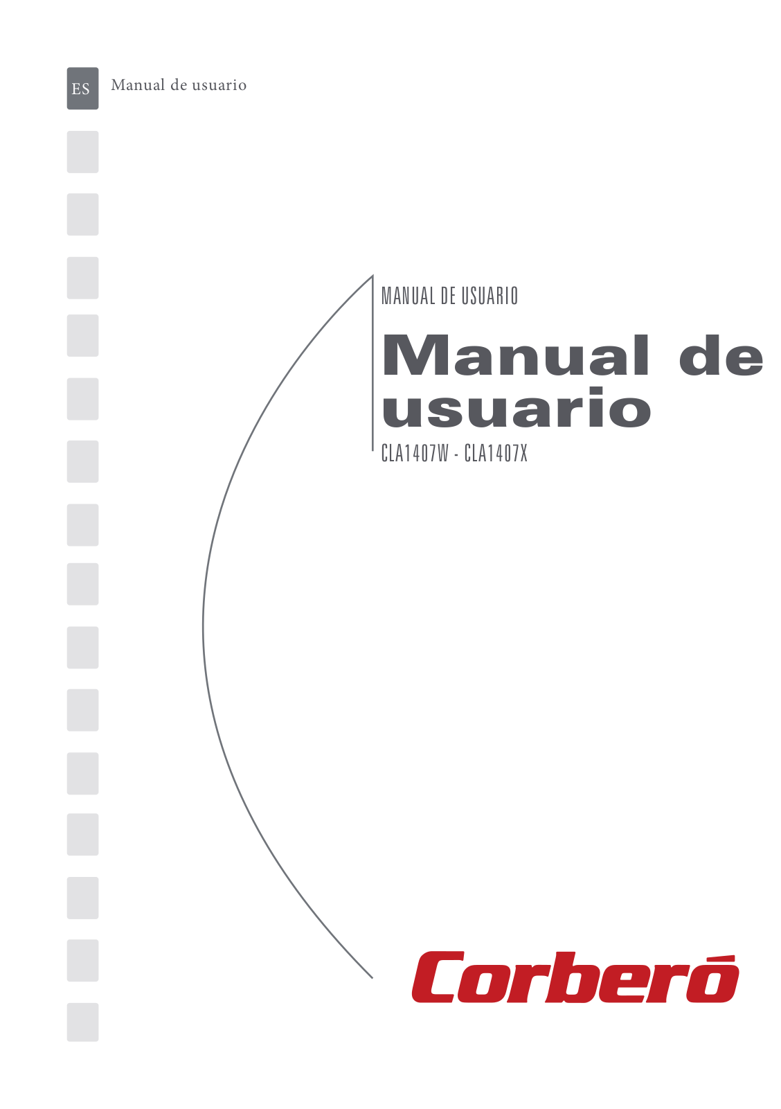 Corberó CLA 1407 X, CLA 1407 W User Manual