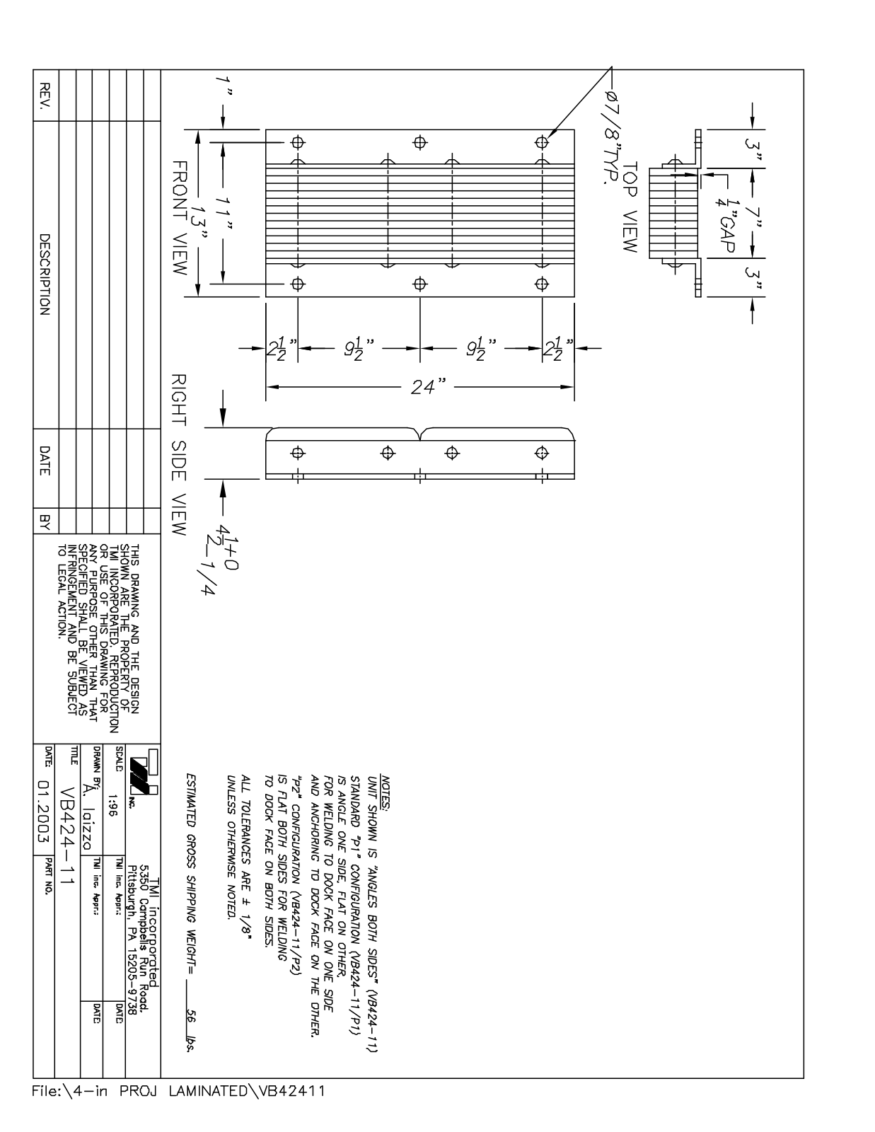 Tmi VB42411 User Manual