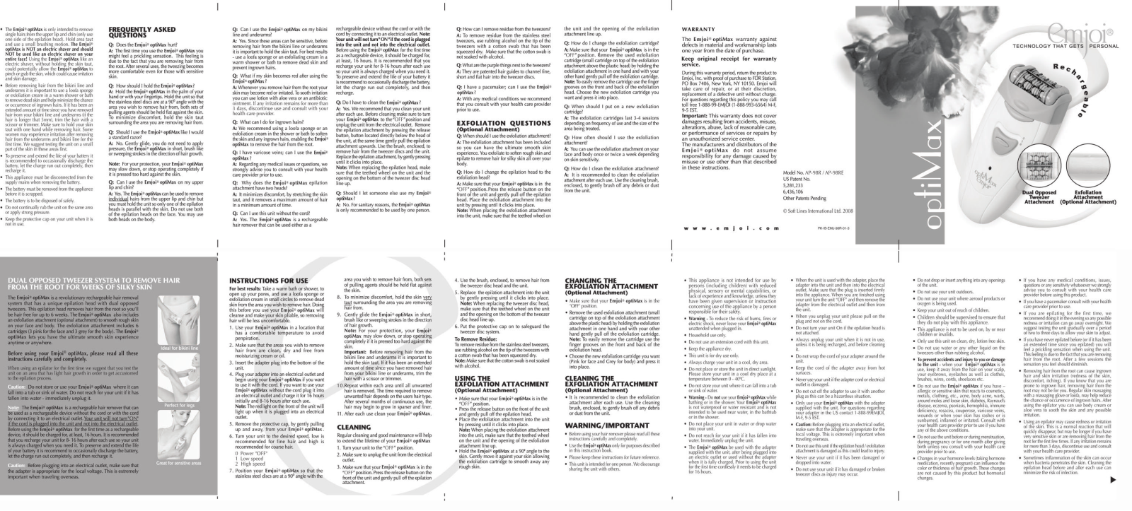 Emjoi AP-95R User Manual